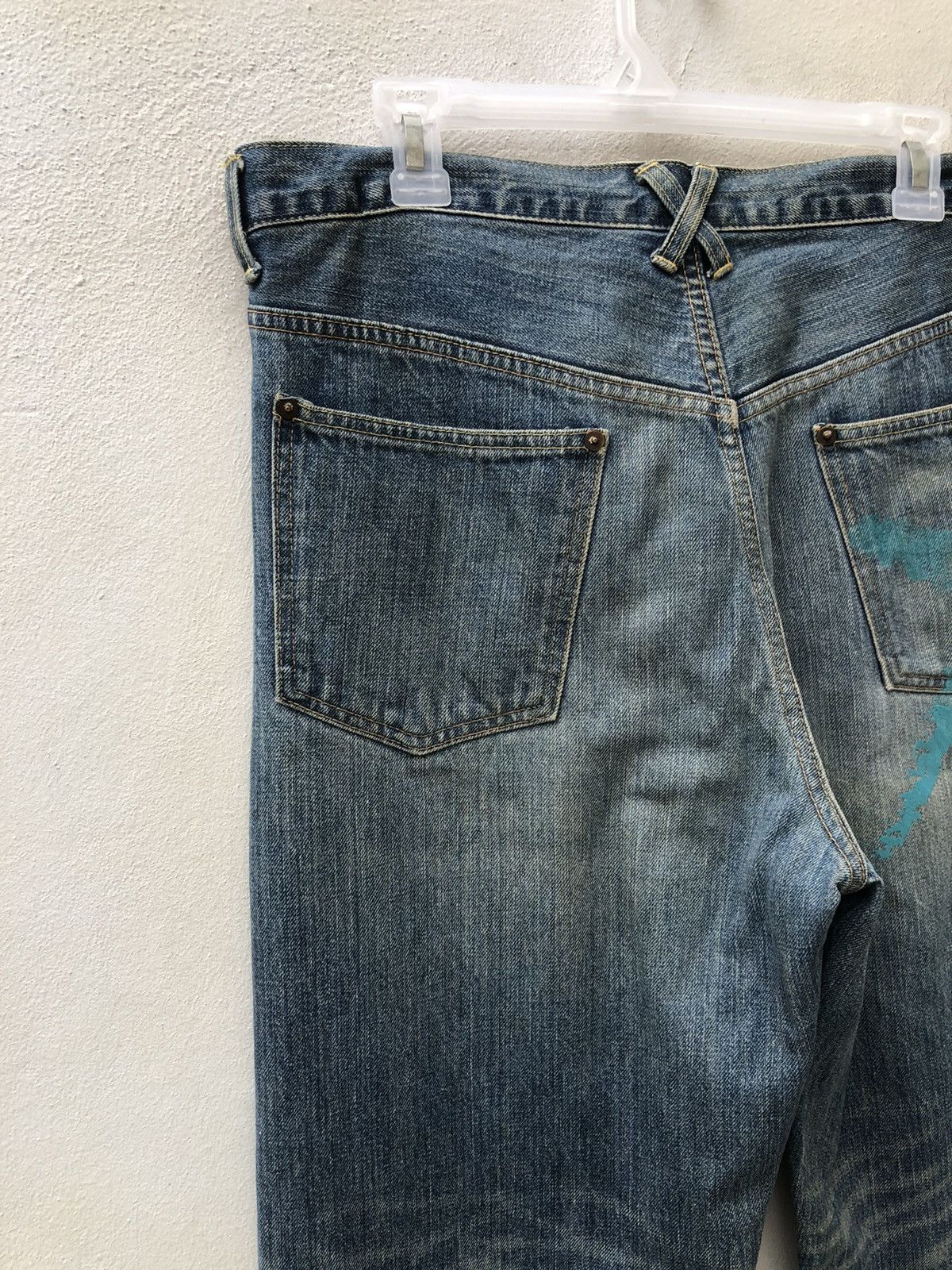 Vintage E2 Denim Japan Erratic Essence Painter Denim Jeans Size US 34 / EU 50 - 12 Thumbnail