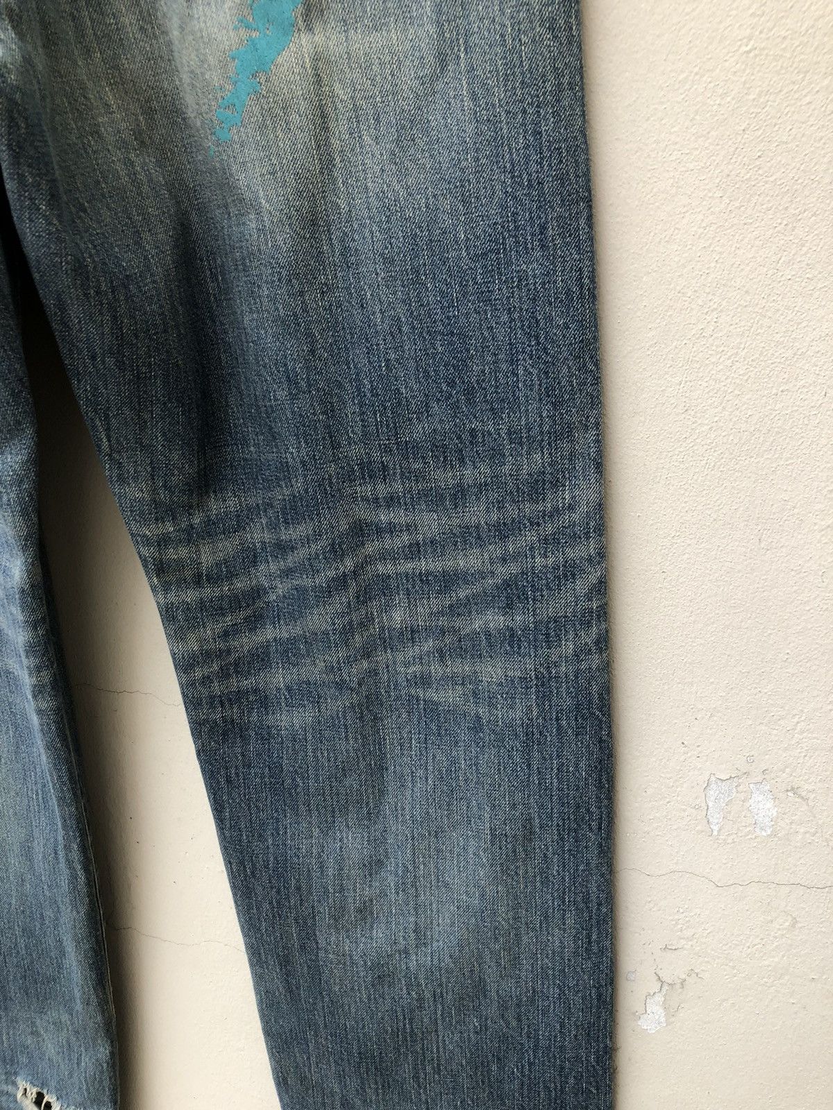 Vintage E2 Denim Japan Erratic Essence Painter Denim Jeans Size US 34 / EU 50 - 16 Thumbnail