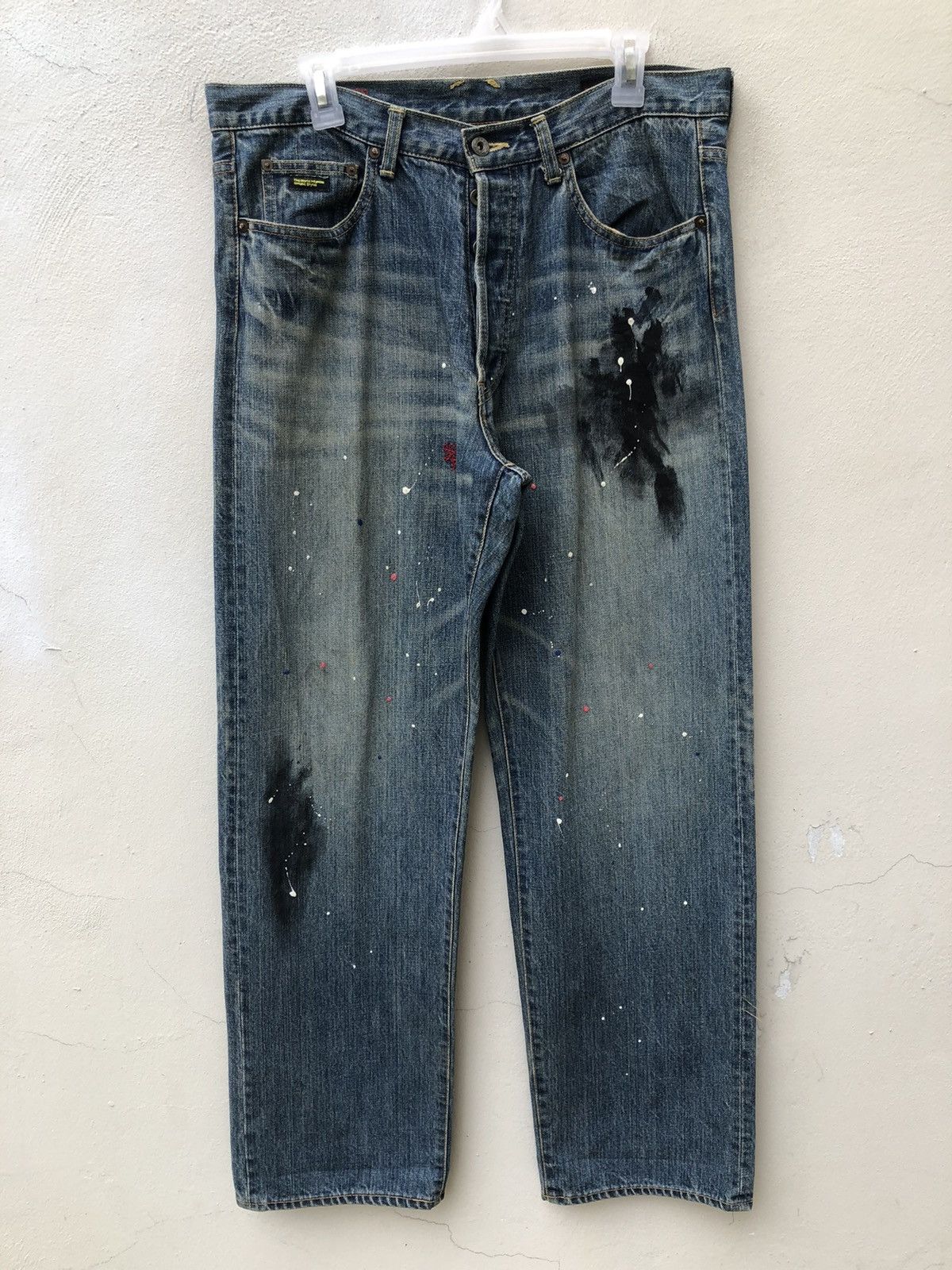 Vintage E2 Denim Japan Erratic Essence Painter Denim Jeans Size US 34 / EU 50 - 3 Thumbnail