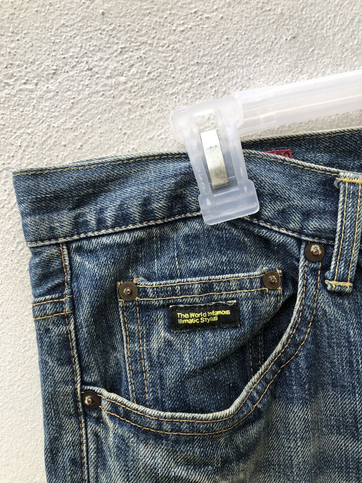 Vintage E2 Denim Japan Erratic Essence Painter Denim Jeans Size US 34 / EU 50 - 4 Thumbnail