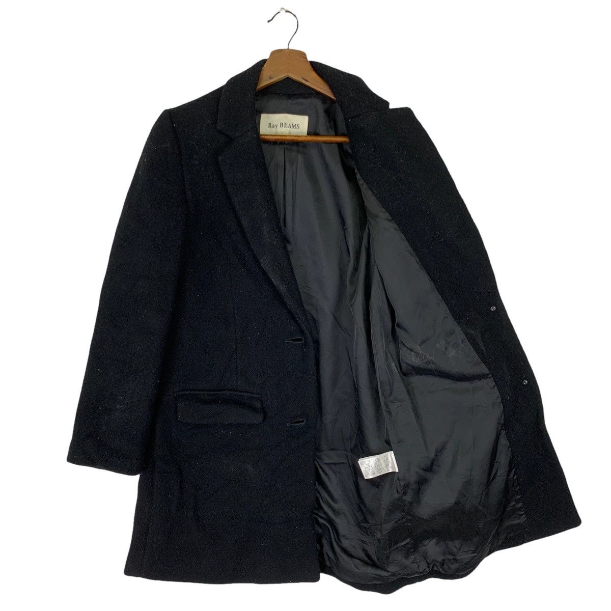 Beams Plus Vintage Ray Beams Wool Long Coat Jacket Size US M / EU 48-50 / 2 - 4 Thumbnail