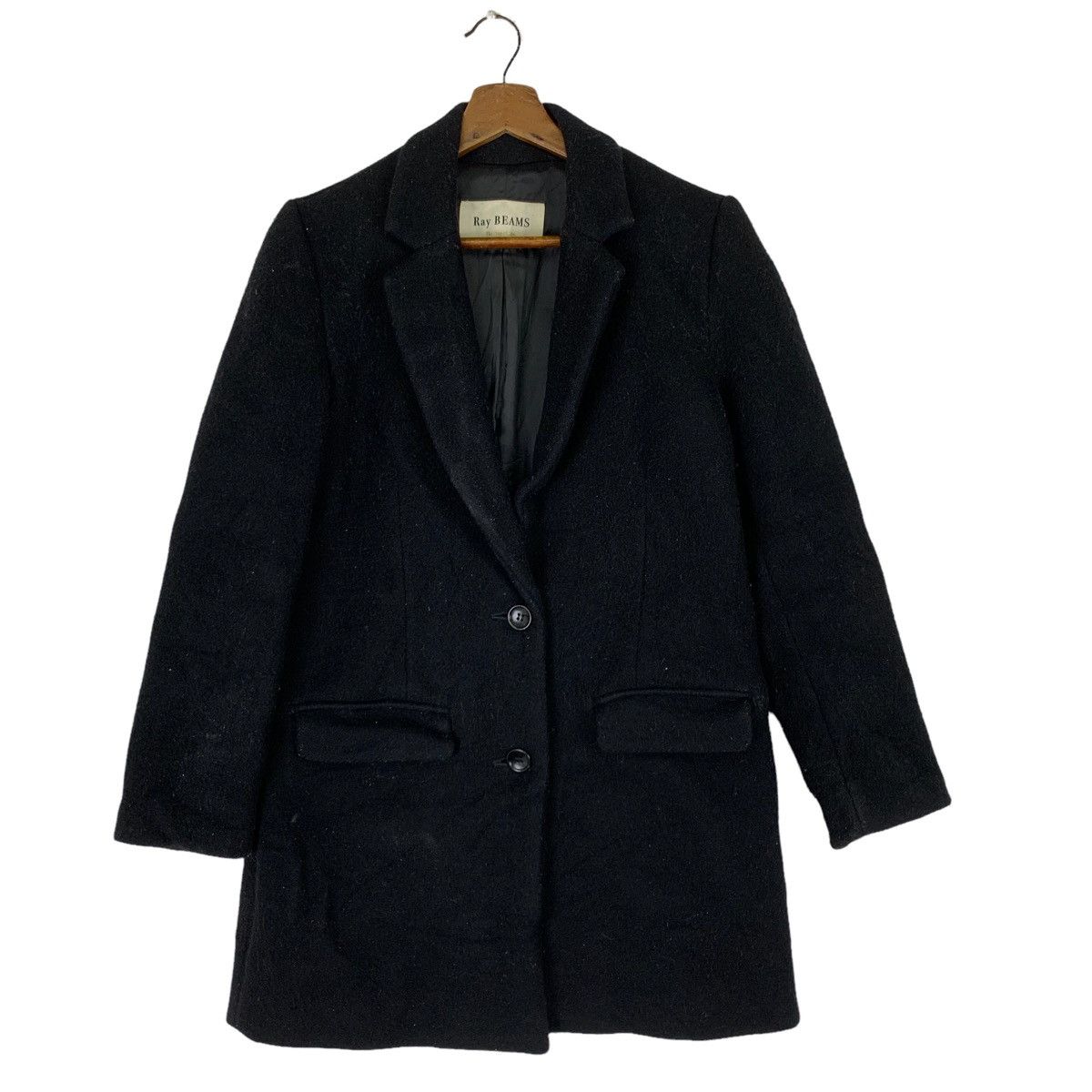 Beams Plus Vintage Ray Beams Wool Long Coat Jacket Size US M / EU 48-50 / 2 - 1 Thumbnail