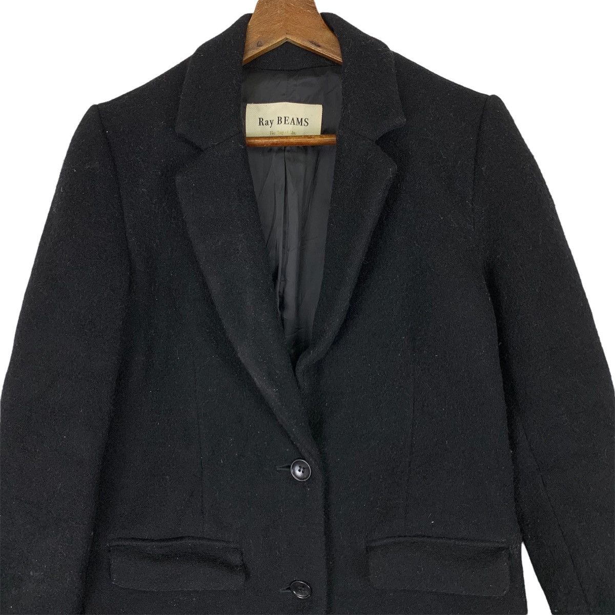 Beams Plus Vintage Ray Beams Wool Long Coat Jacket Size US M / EU 48-50 / 2 - 2 Thumbnail