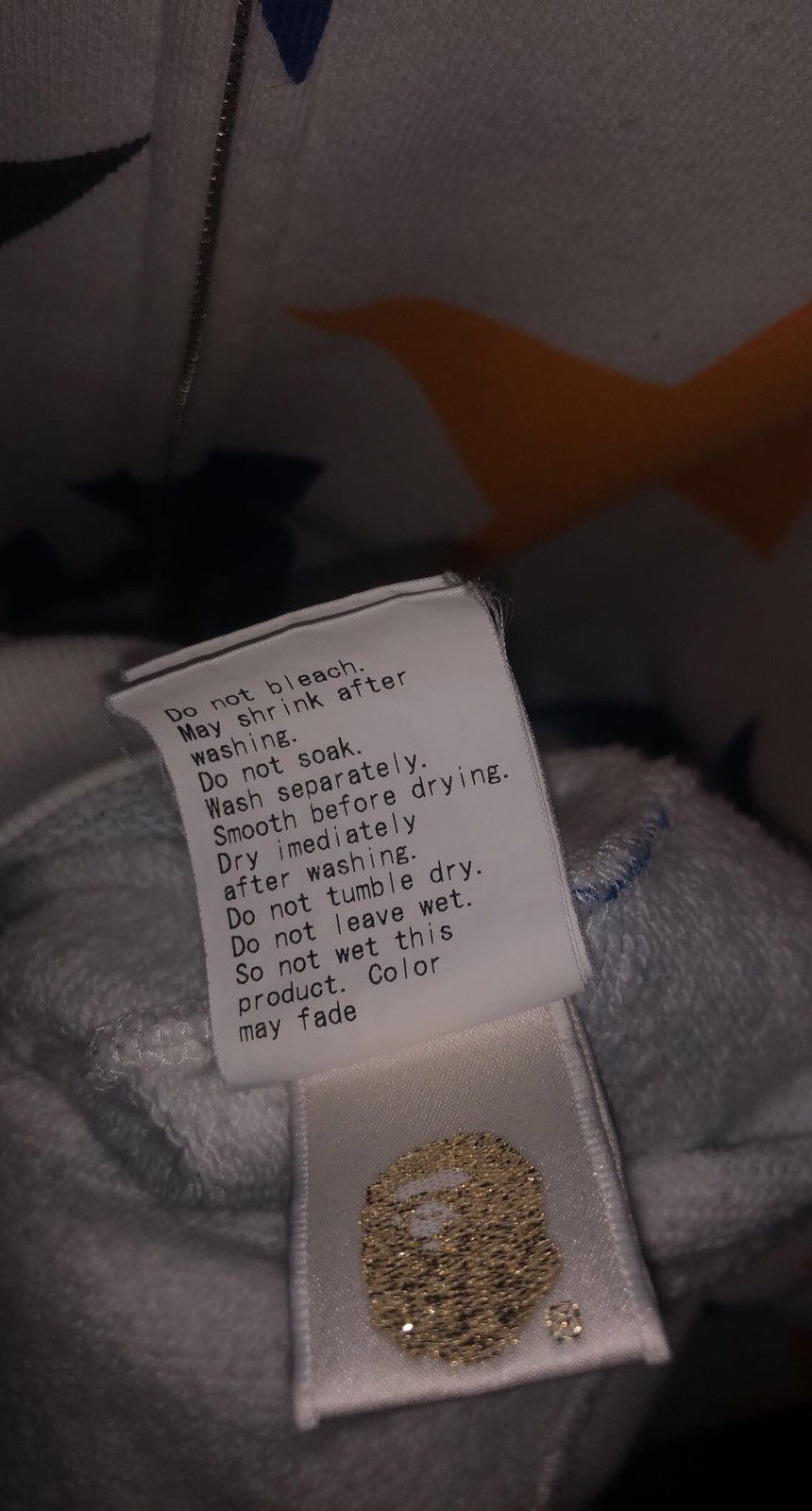 Bape Bape bapesta hoodie size medium Size US M / EU 48-50 / 2 - 5 Thumbnail