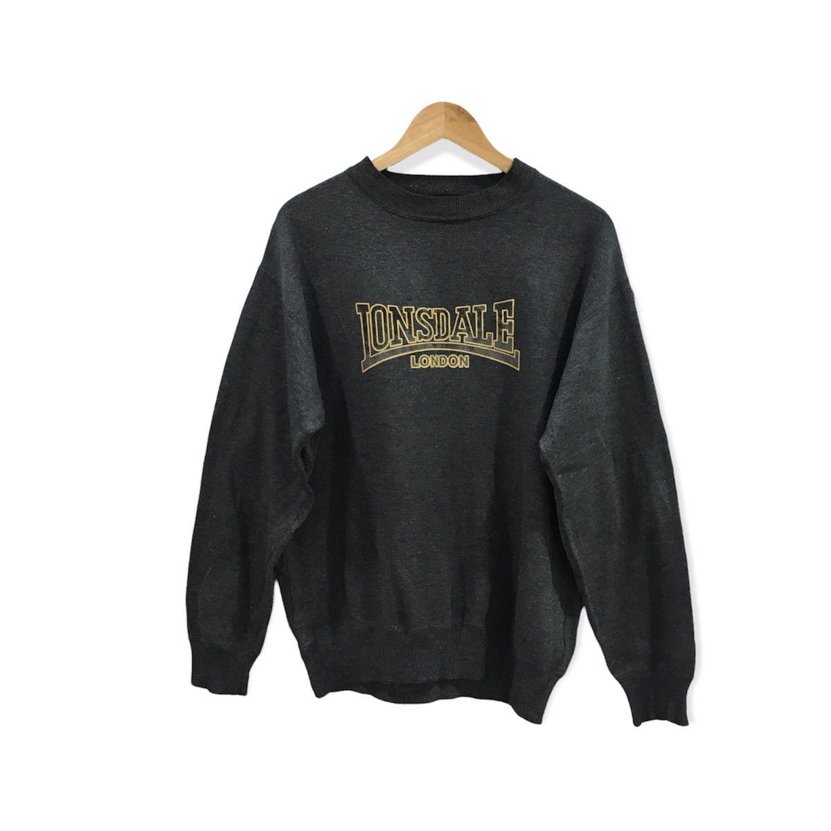 Lonsdale × Vintage Vintage grey Lonsdale london Size US L / EU 52-54 / 3 - 1 Thumbnail