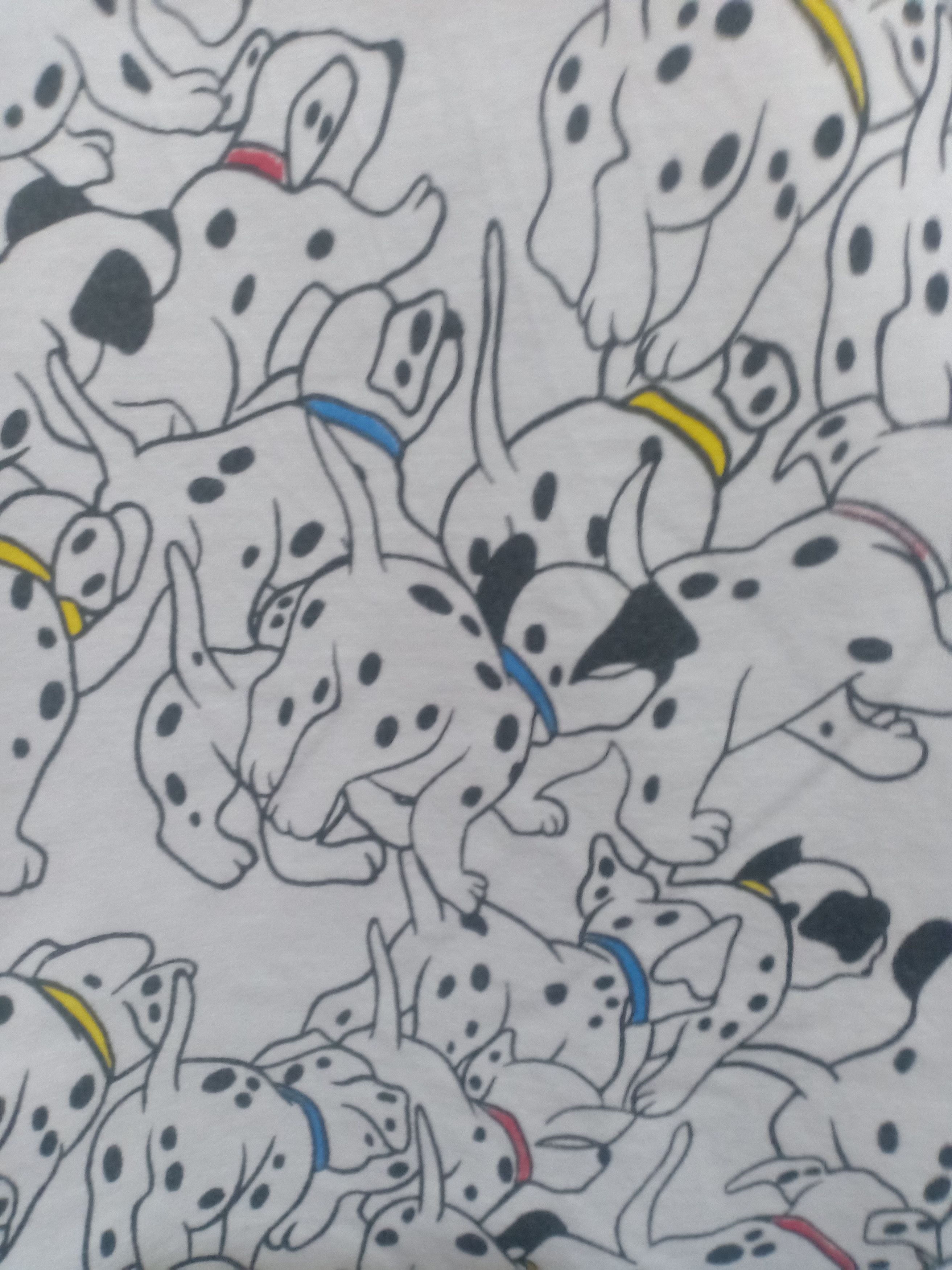 Cartoon Network × Disney 90's Cartoon IOI Dalmatians Over Printed T shirt Size US M / EU 48-50 / 2 - 11 Thumbnail