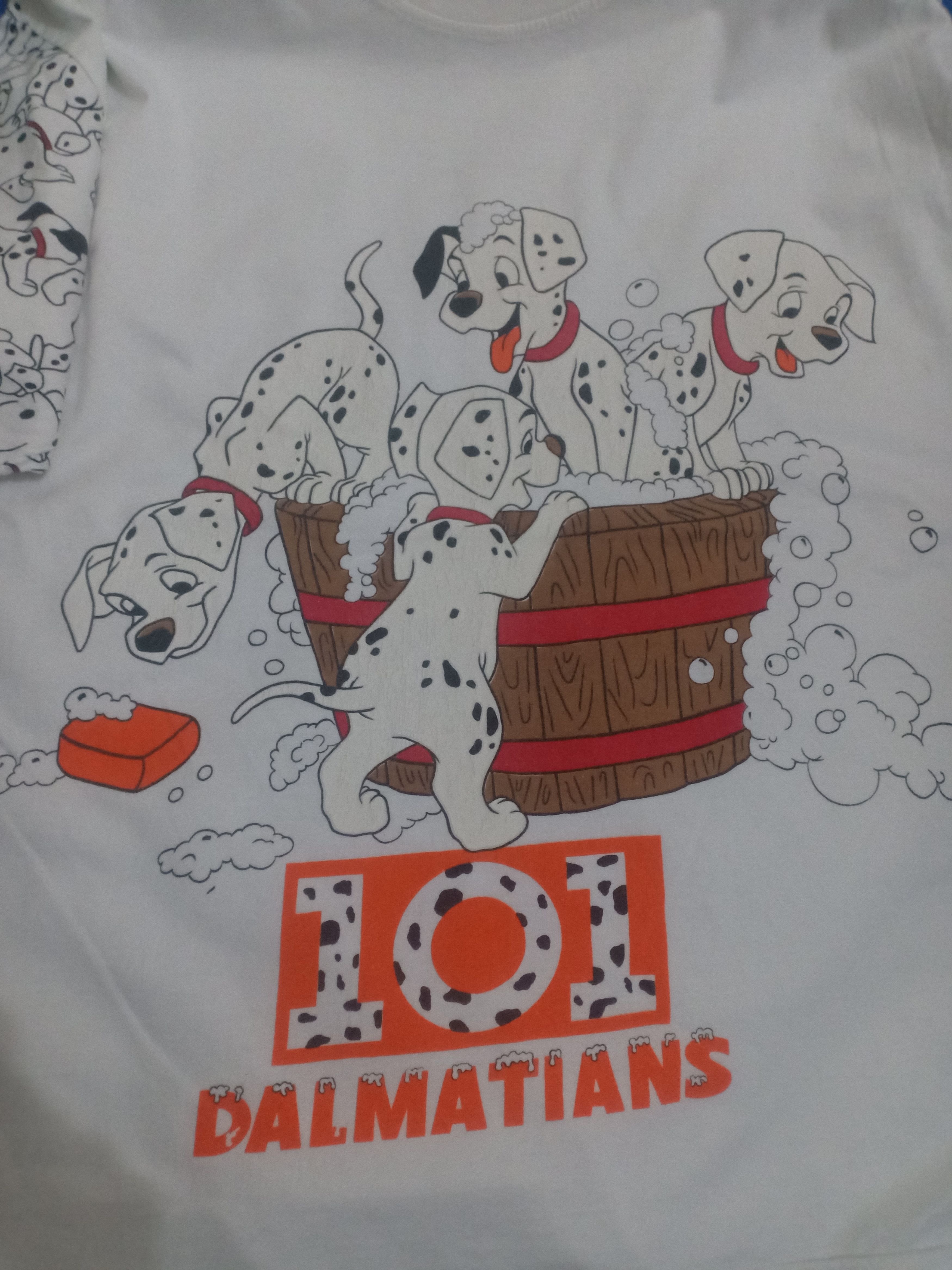 Cartoon Network × Disney 90's Cartoon IOI Dalmatians Over Printed T shirt Size US M / EU 48-50 / 2 - 2 Thumbnail