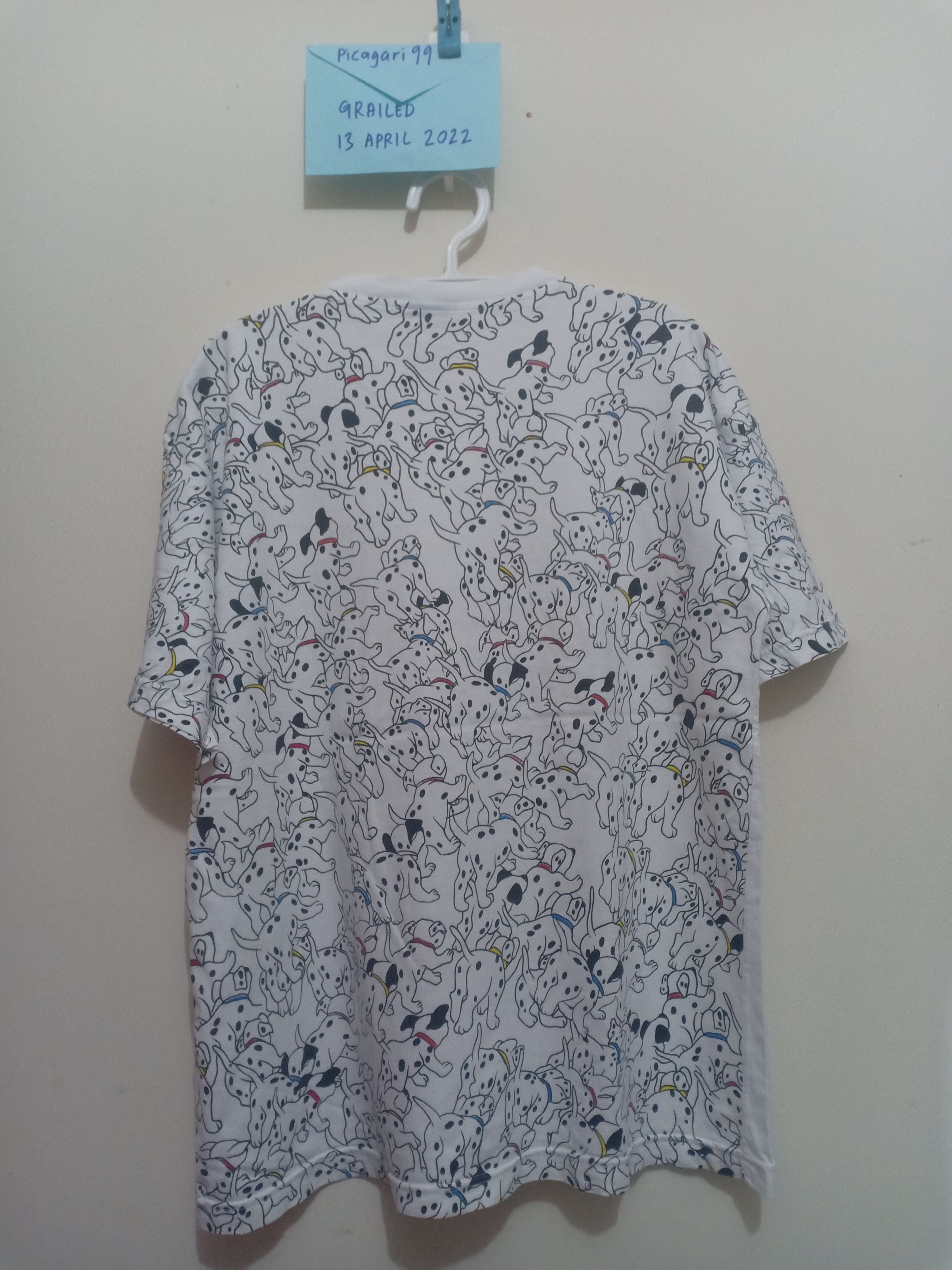 Cartoon Network × Disney 90's Cartoon IOI Dalmatians Over Printed T shirt Size US M / EU 48-50 / 2 - 10 Thumbnail