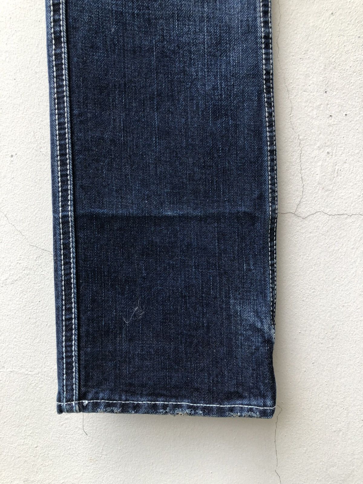TMT T.M.T. Japan Distressed Denim Bush Pant Flare Jeans Size US 28 / EU 44 - 7 Thumbnail