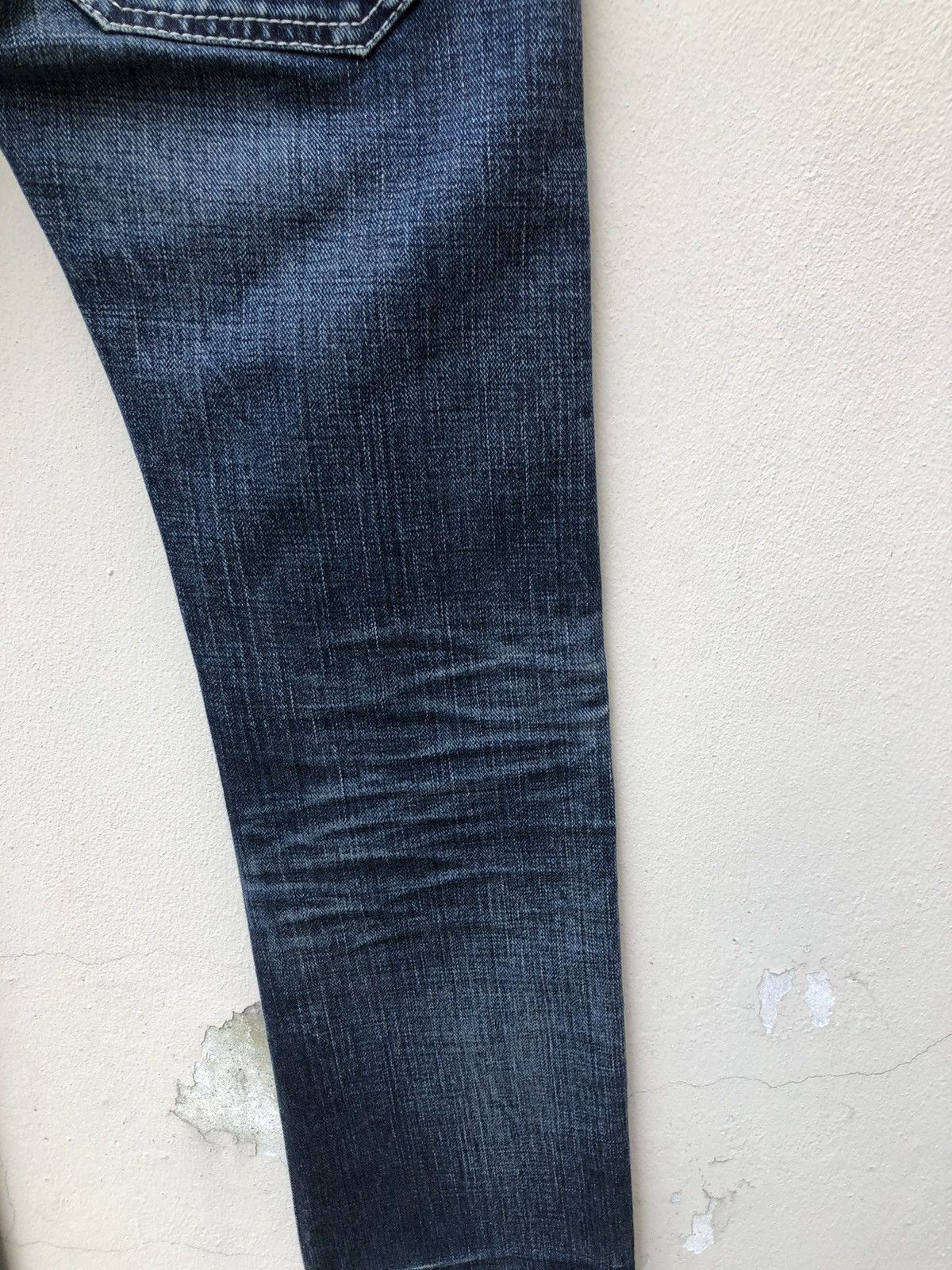 TMT T.M.T. Japan Distressed Denim Bush Pant Flare Jeans Size US 28 / EU 44 - 16 Thumbnail