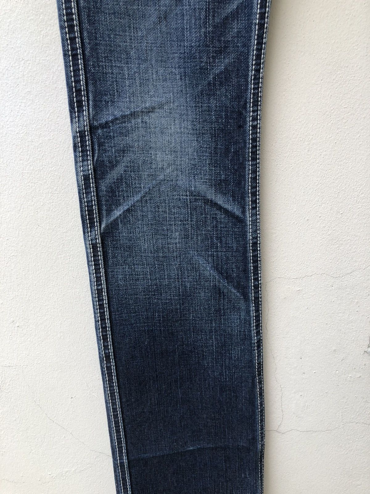 TMT T.M.T. Japan Distressed Denim Bush Pant Flare Jeans Size US 28 / EU 44 - 6 Thumbnail