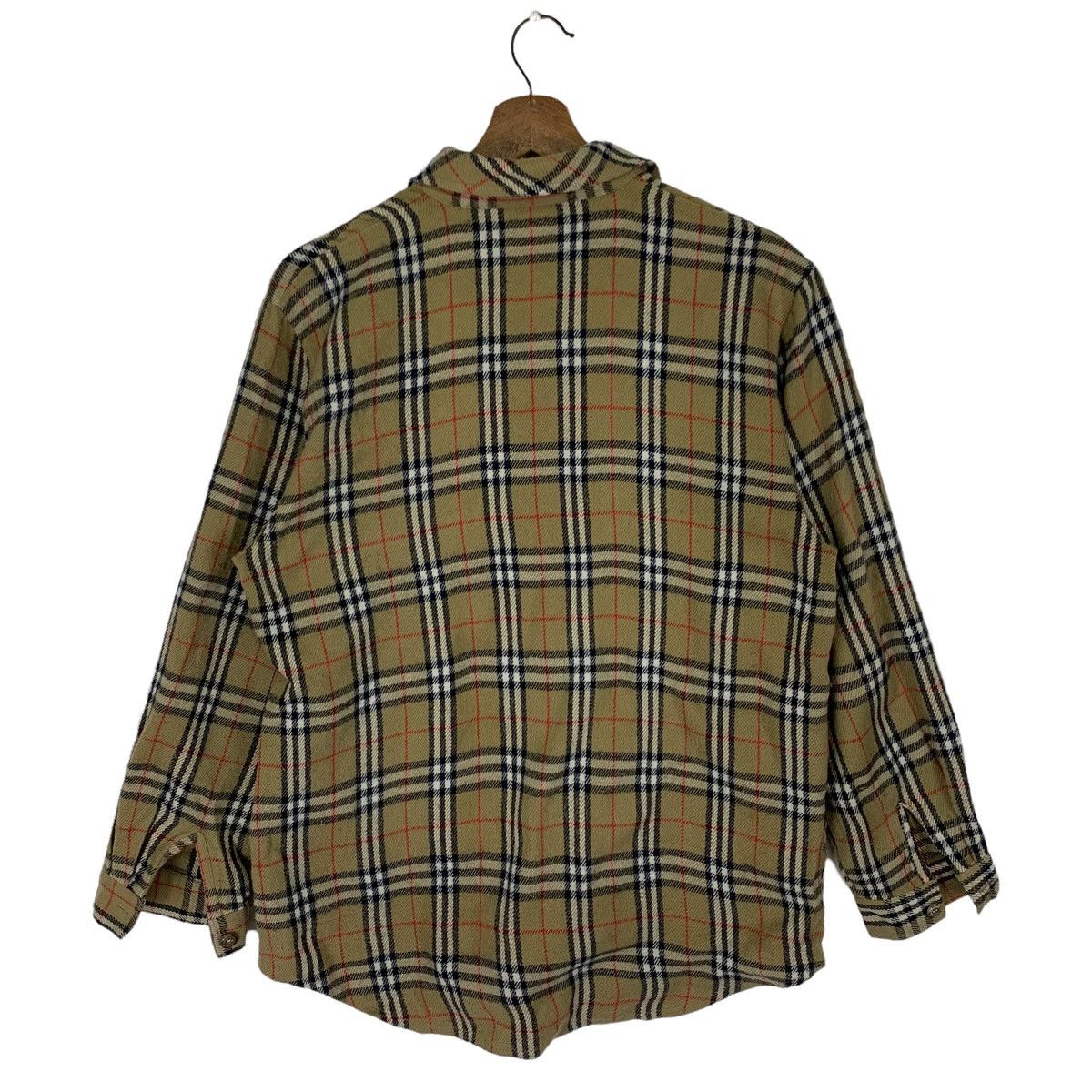 Japanese Brand Vintage Et Roche Like Burberry Nova Check Button Flannel Size US M / EU 48-50 / 2 - 4 Thumbnail