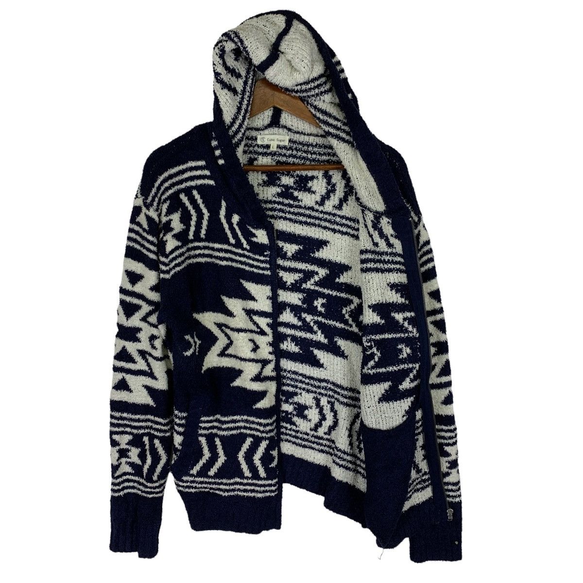 Homespun Knitwear Cubic Sugar Hoodie Native Bandana Knitwear Sweater Size US L / EU 52-54 / 3 - 4 Thumbnail