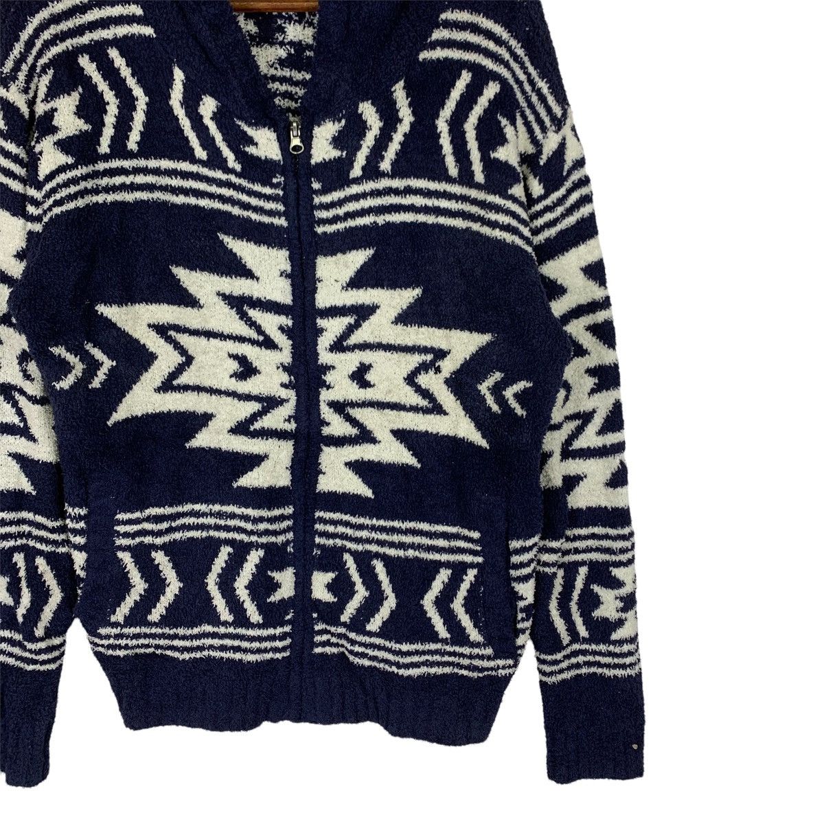 Homespun Knitwear Cubic Sugar Hoodie Native Bandana Knitwear Sweater Size US L / EU 52-54 / 3 - 3 Thumbnail