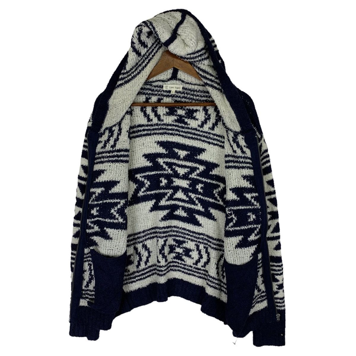Homespun Knitwear Cubic Sugar Hoodie Native Bandana Knitwear Sweater Size US L / EU 52-54 / 3 - 5 Thumbnail