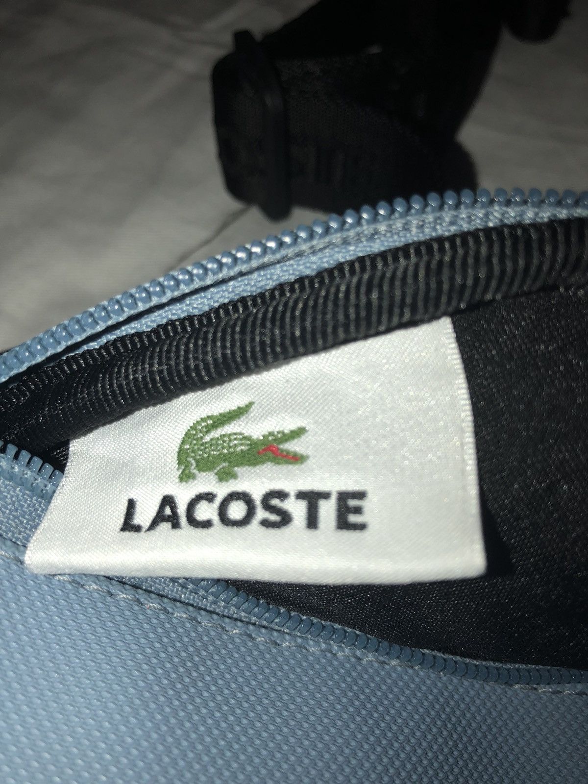 Lacoste Lacoste Fanny Pack Waist Sling Bag Vintage Light Blue Size ONE SIZE - 7 Thumbnail