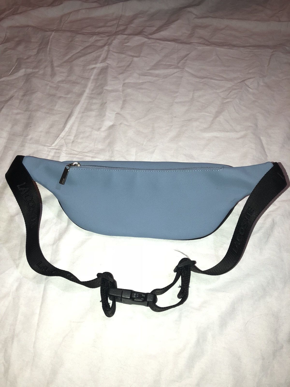 Lacoste Lacoste Fanny Pack Waist Sling Bag Vintage Light Blue Size ONE SIZE - 9 Thumbnail