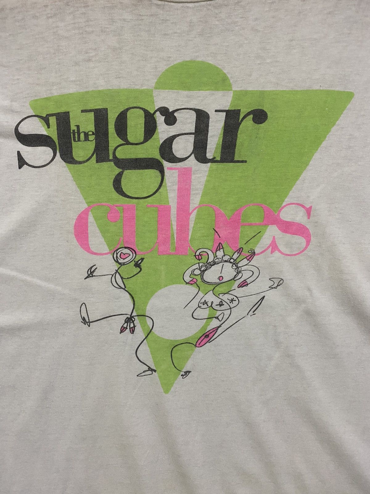 Band Tees vintage 1988 THE SUGARCUBES life's too good promo t-shirts Size US L / EU 52-54 / 3 - 3 Thumbnail