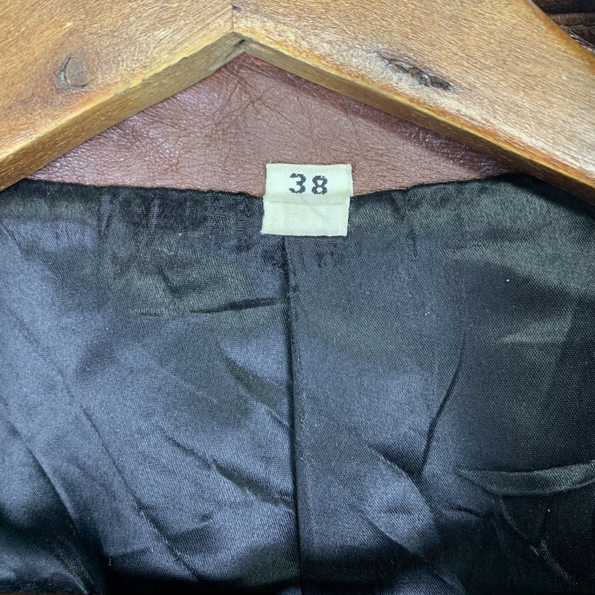 Genuine Leather Vintage Leather Bound Trench Jacket Size US L / EU 52-54 / 3 - 7 Thumbnail