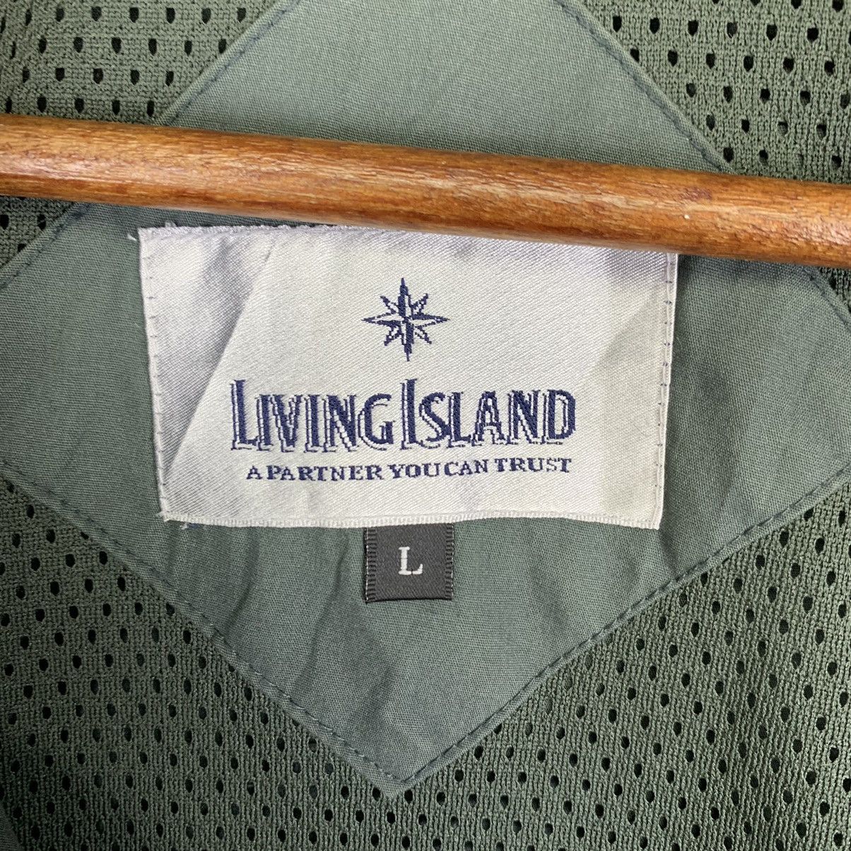 Japanese Brand Living Island Windbreaker Zipper Jacket Size US L / EU 52-54 / 3 - 7 Thumbnail