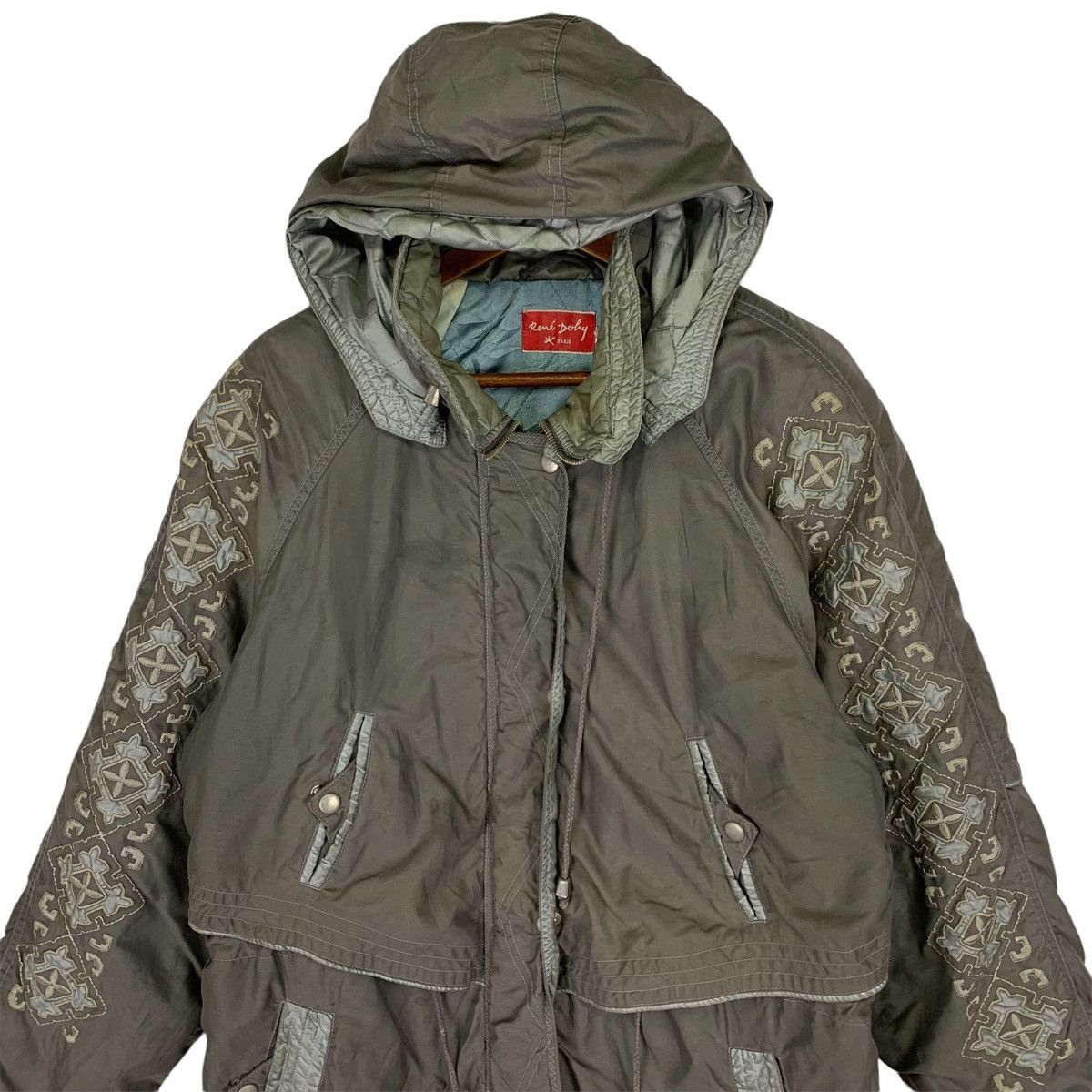 Japanese Brand Vintage 90s Rene Derhy Paris Hooded windbreaker Jacket Size US M / EU 48-50 / 2 - 2 Thumbnail