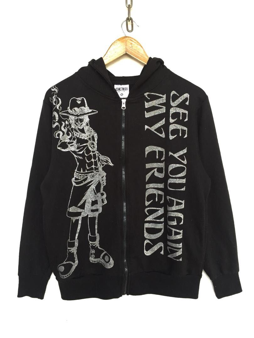 Anime 💥Vintage Anima One piece Sweater hoodie Size US M / EU 48-50 / 2 - 2 Thumbnail