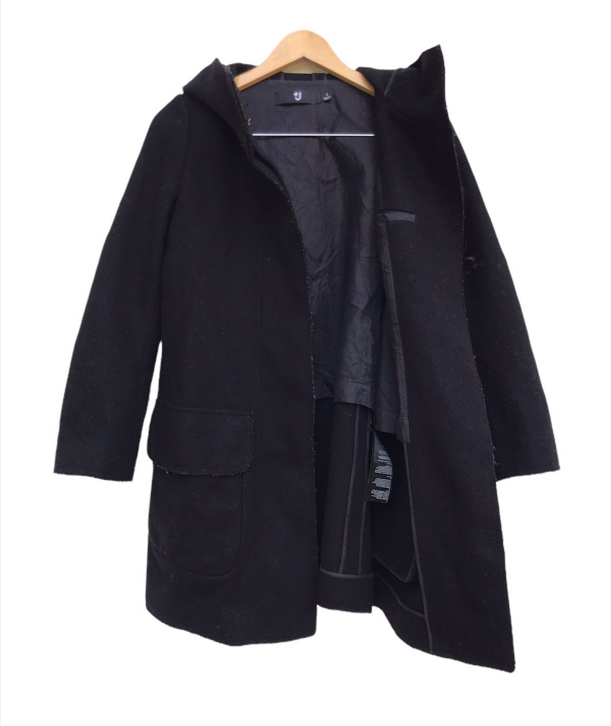 Jil Sander × Uniqlo Distressed Jil Sander X Uniqlo Laine Wool Women Coat Size M / US 6-8 / IT 42-44 - 3 Thumbnail