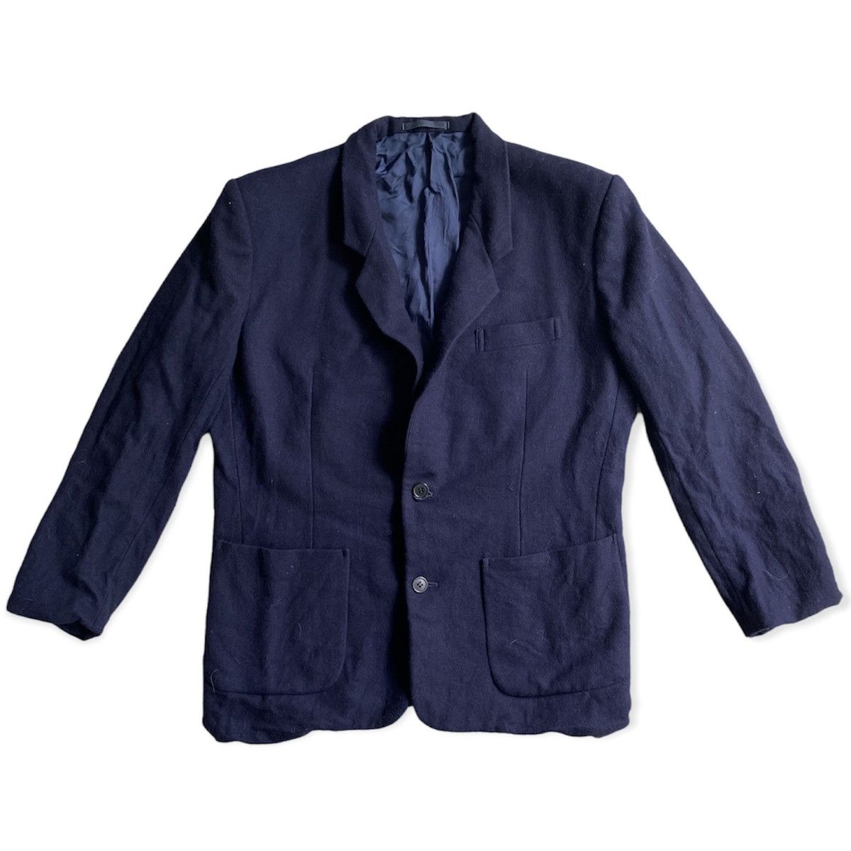 Yohji Yamamoto Vintage Y’s Oversize Wool Blazer Size US S / EU 44-46 / 1 - 1 Thumbnail