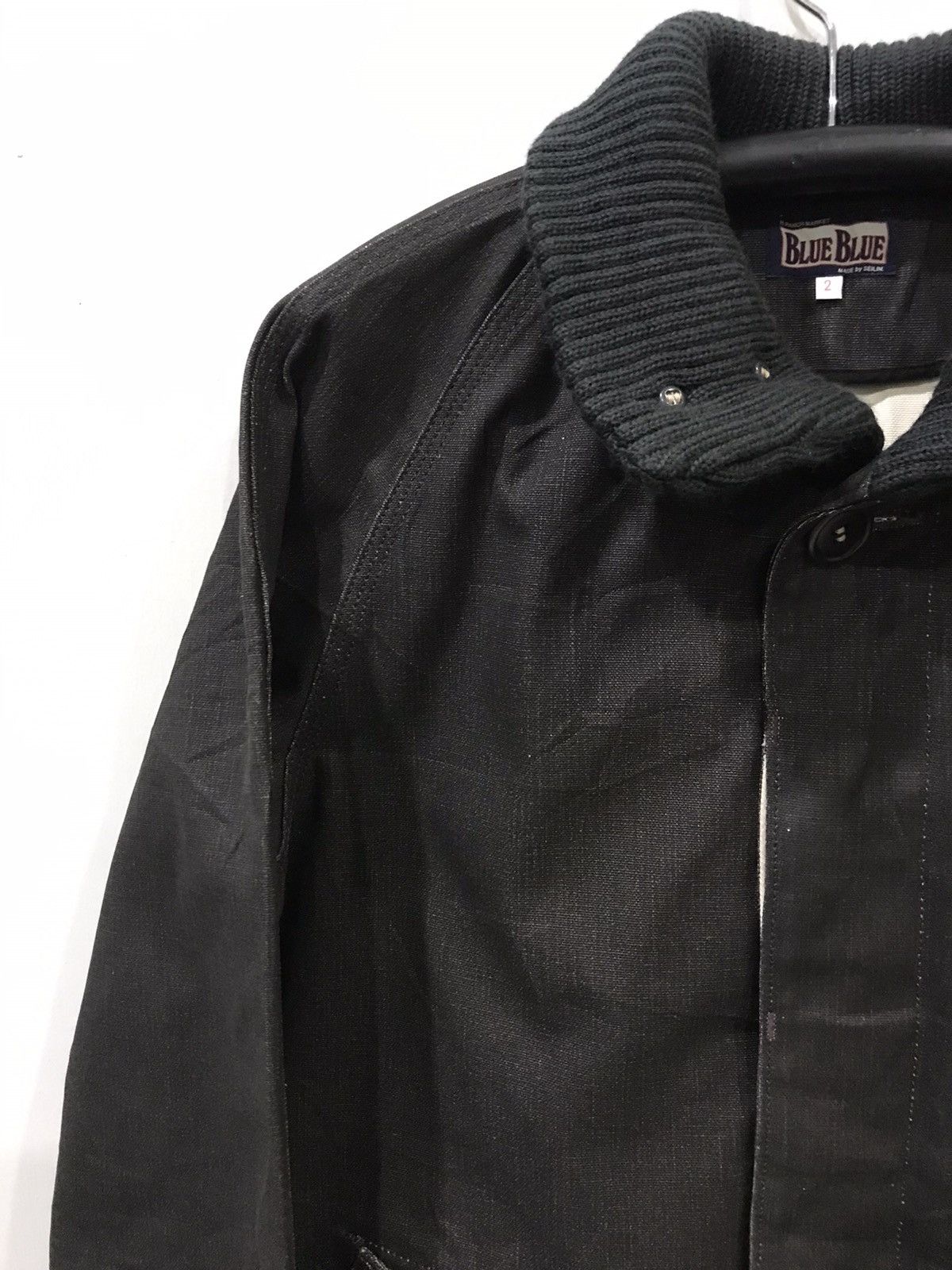Blue Blue Japan BLUE BLUE Japan Stylish Denim Workwear Overcoat Size US M / EU 48-50 / 2 - 6 Thumbnail
