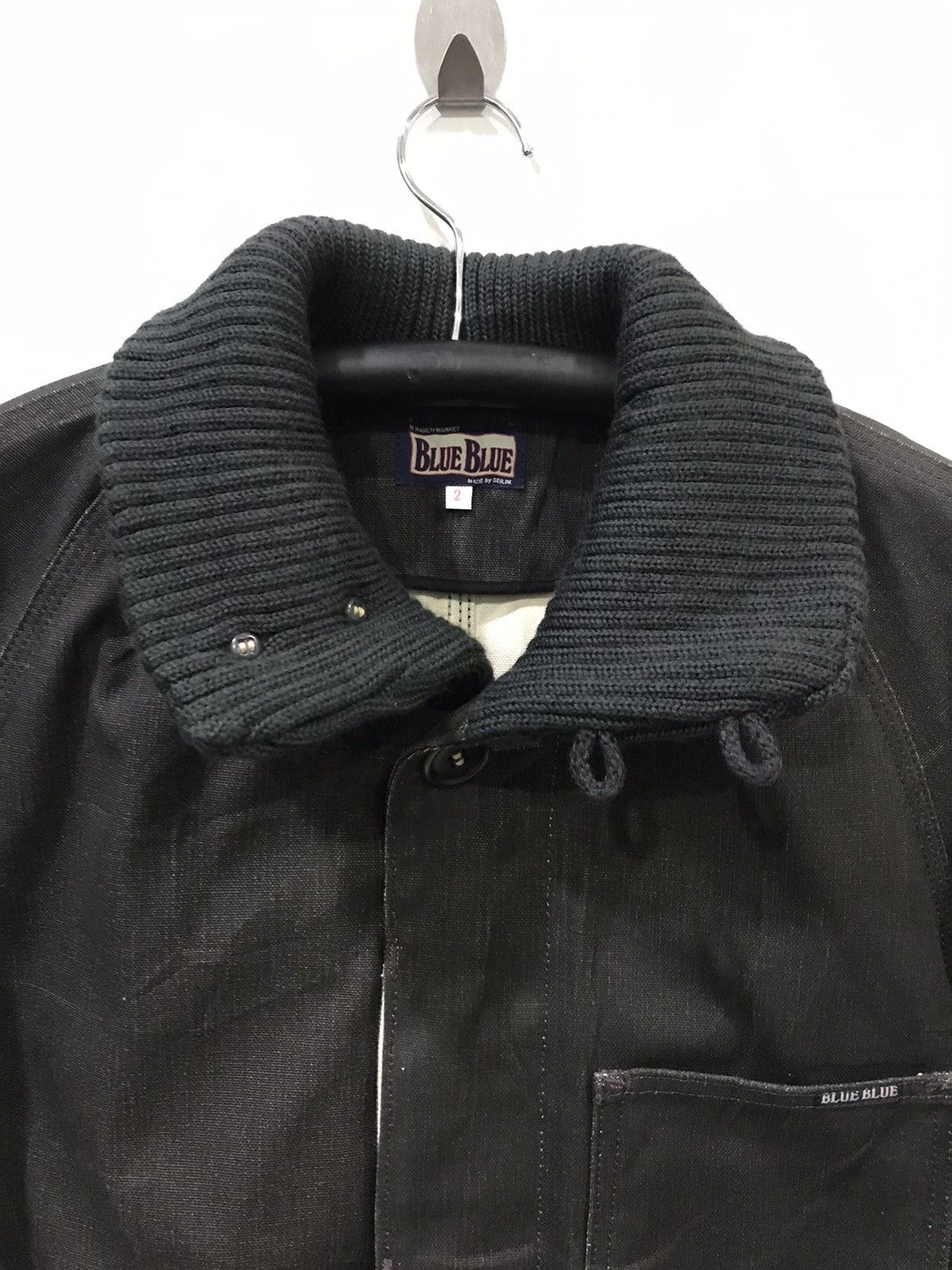 Blue Blue Japan BLUE BLUE Japan Stylish Denim Workwear Overcoat Size US M / EU 48-50 / 2 - 4 Thumbnail