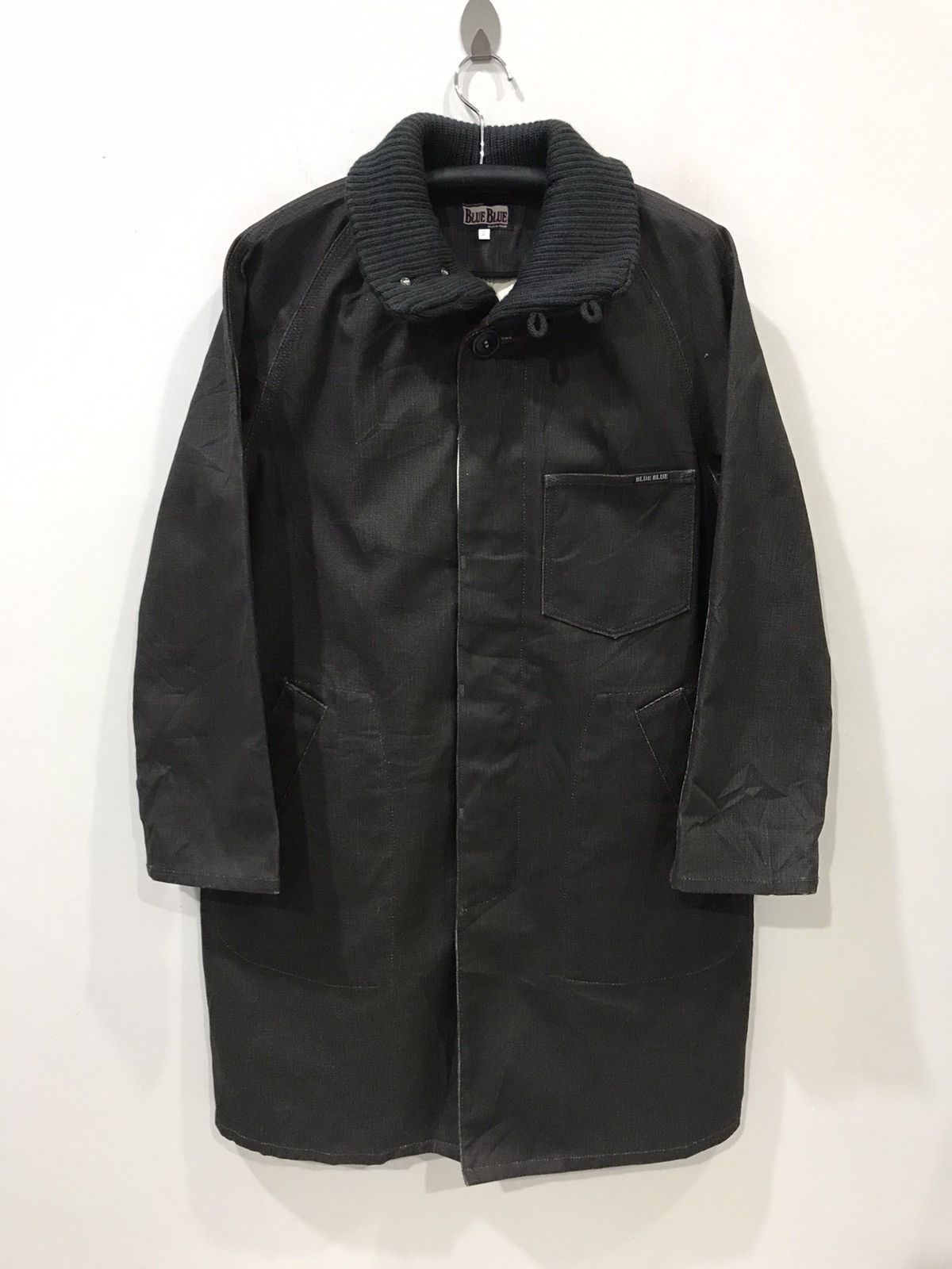 Blue Blue Japan BLUE BLUE Japan Stylish Denim Workwear Overcoat Size US M / EU 48-50 / 2 - 3 Thumbnail