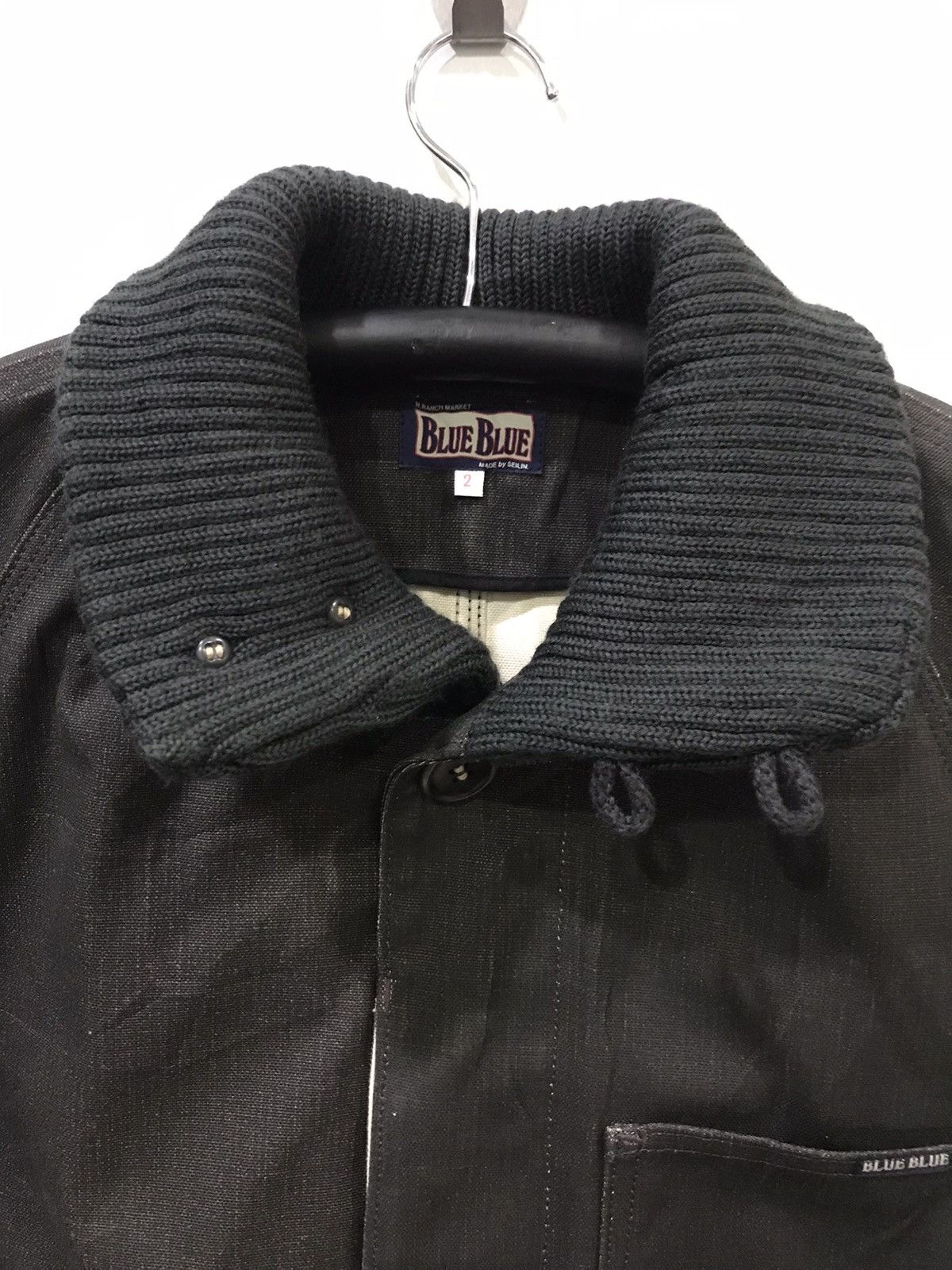 Blue Blue Japan BLUE BLUE Japan Stylish Denim Workwear Overcoat Size US M / EU 48-50 / 2 - 11 Thumbnail