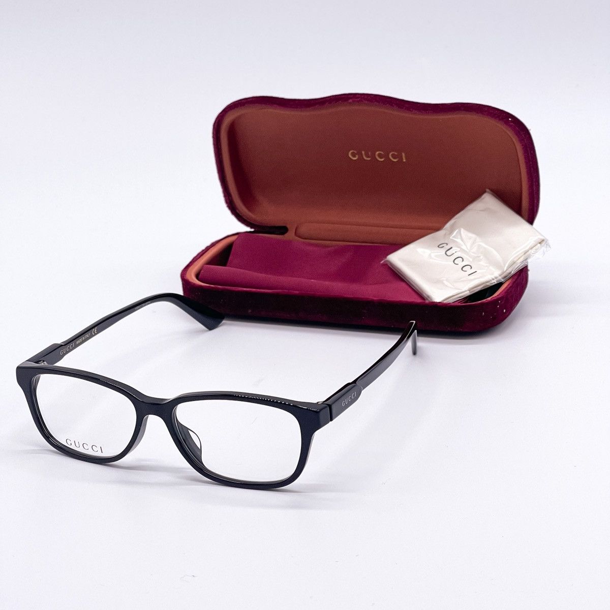 NEW EYEGLASSES GUCCI GG0493OA 001 BLACK EYEWEAR GUCCI