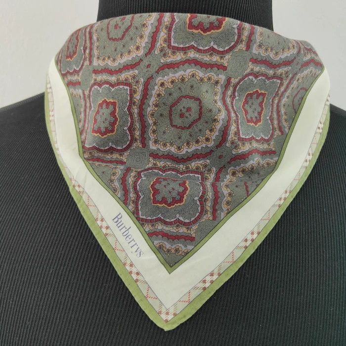 Burberry × Vintage Burberry Handkerchief/ Neckerchief/ Bandana - 3F2150 Size ONE SIZE - 5 Thumbnail