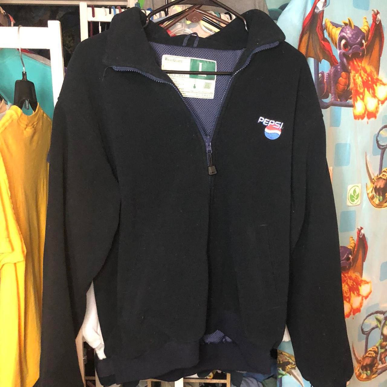 Pepsi × Vintage Vintage 90s Pepsi Soda Fleece Jacket winter Size US L / EU 52-54 / 3 - 2 Thumbnail