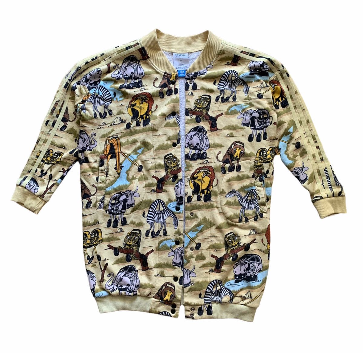 Adidas × Jeremy Scott 🔥 Jeremy Scott x Adidas Safari Varsity Jacket/Dress Jacket Size US M / EU 48-50 / 2 - 2 Thumbnail