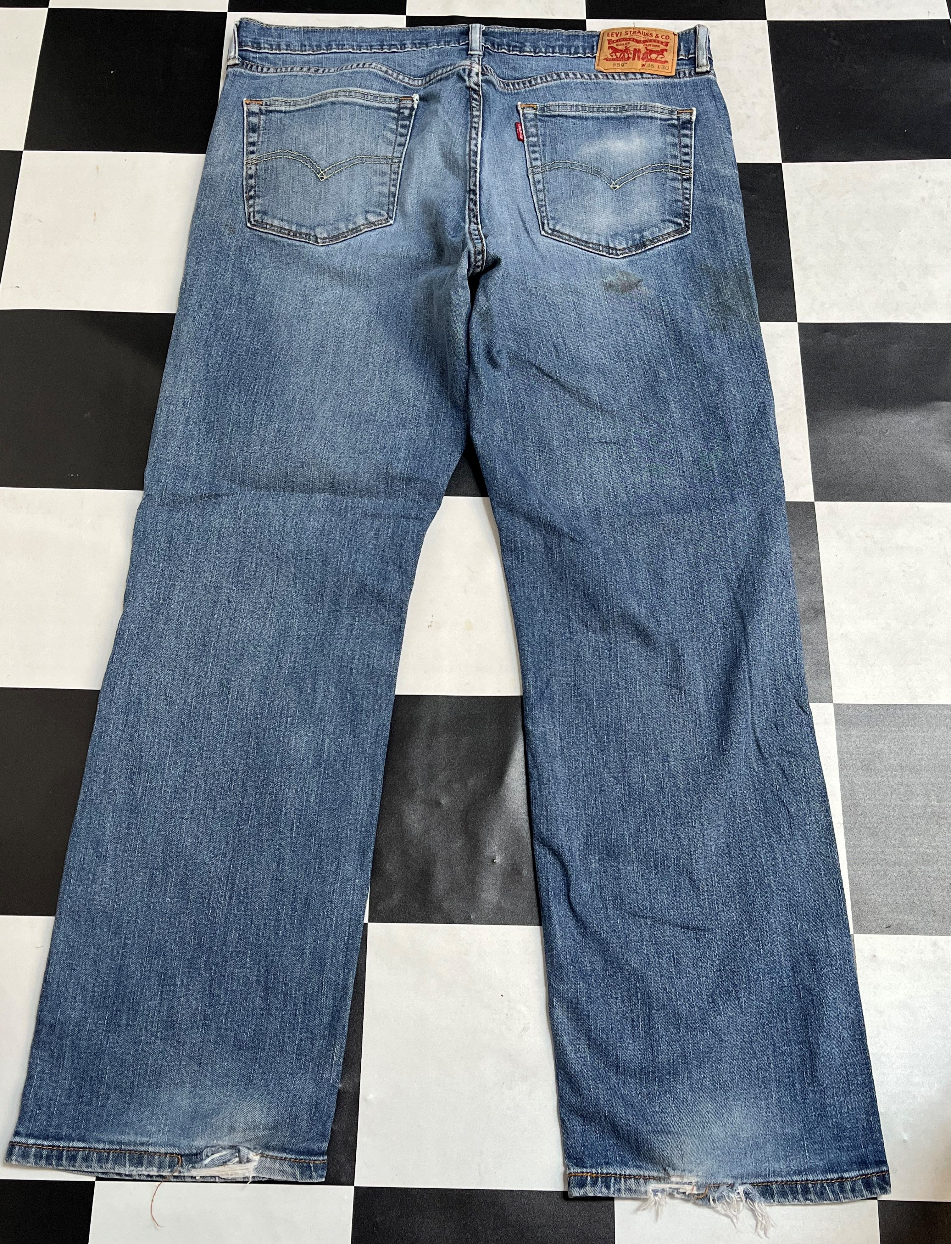 Levi's × Vintage Vintage Levis 559 Distressed Denim Jeans L279 Size US 36 / EU 52 - 2 Thumbnail