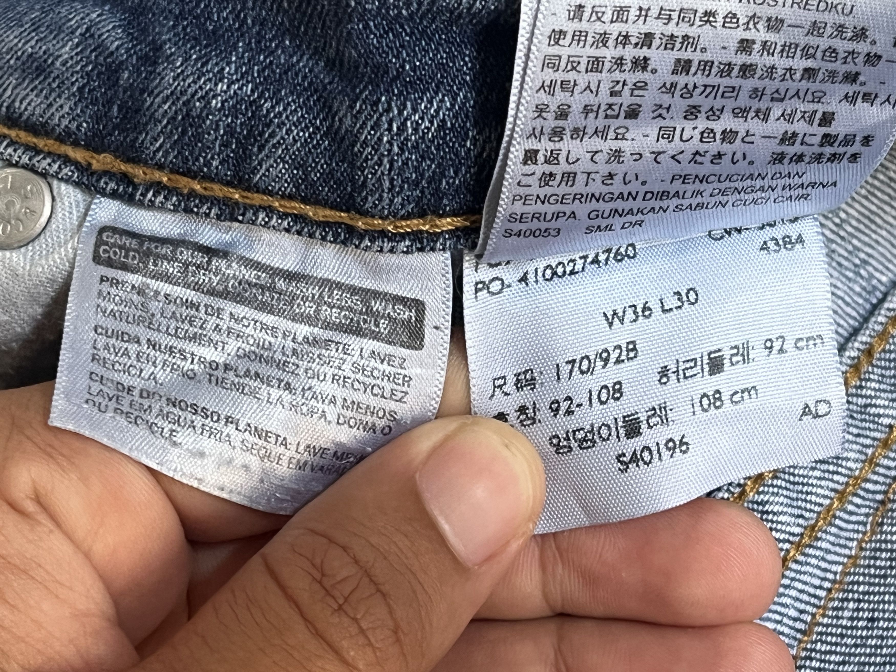 Levi's × Vintage Vintage Levis 559 Distressed Denim Jeans L279 Size US 36 / EU 52 - 10 Thumbnail