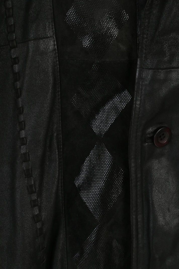 Vintage Leather Clothes By R&G Men 46 S Jacket Vintage Shiny 0245 Size US S / EU 44-46 / 1 - 5 Thumbnail