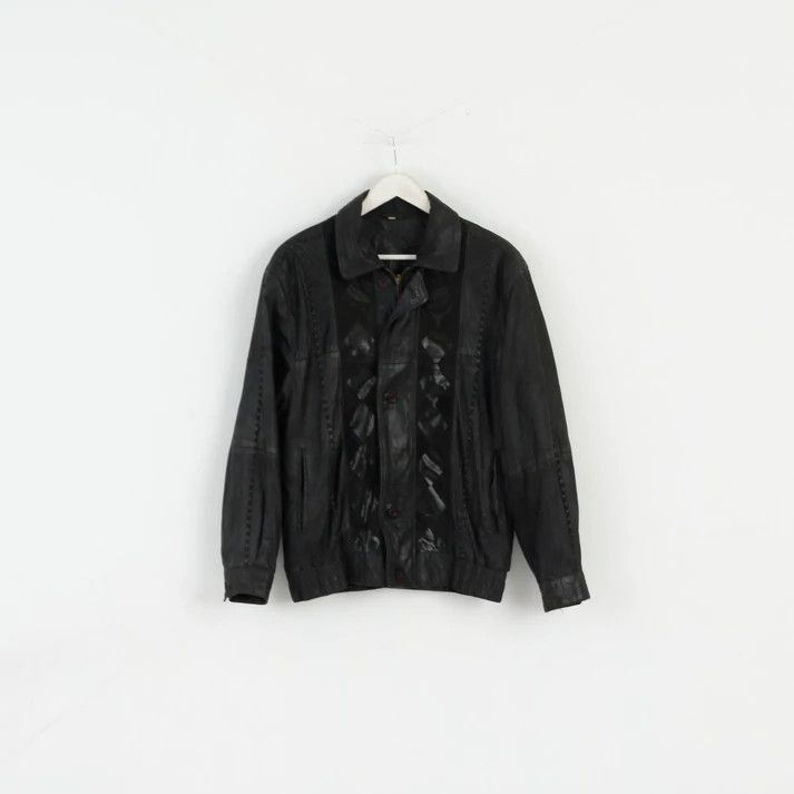 Vintage Leather Clothes By R&G Men 46 S Jacket Vintage Shiny 0245 Size US S / EU 44-46 / 1 - 2 Thumbnail