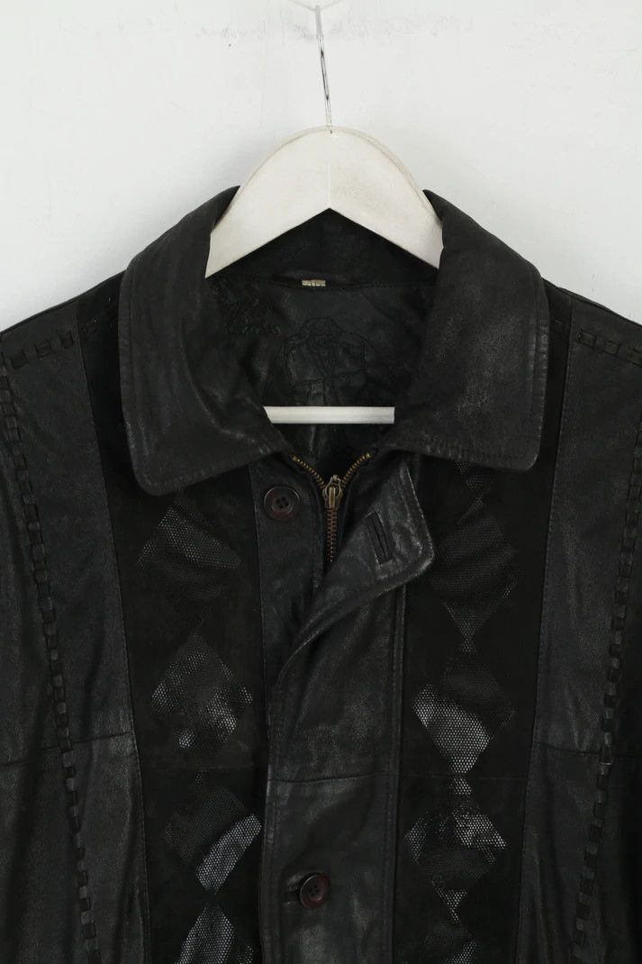 Vintage Leather Clothes By R&G Men 46 S Jacket Vintage Shiny 0245 Size US S / EU 44-46 / 1 - 3 Thumbnail