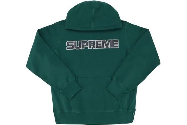 Supreme perforated leather store hooded