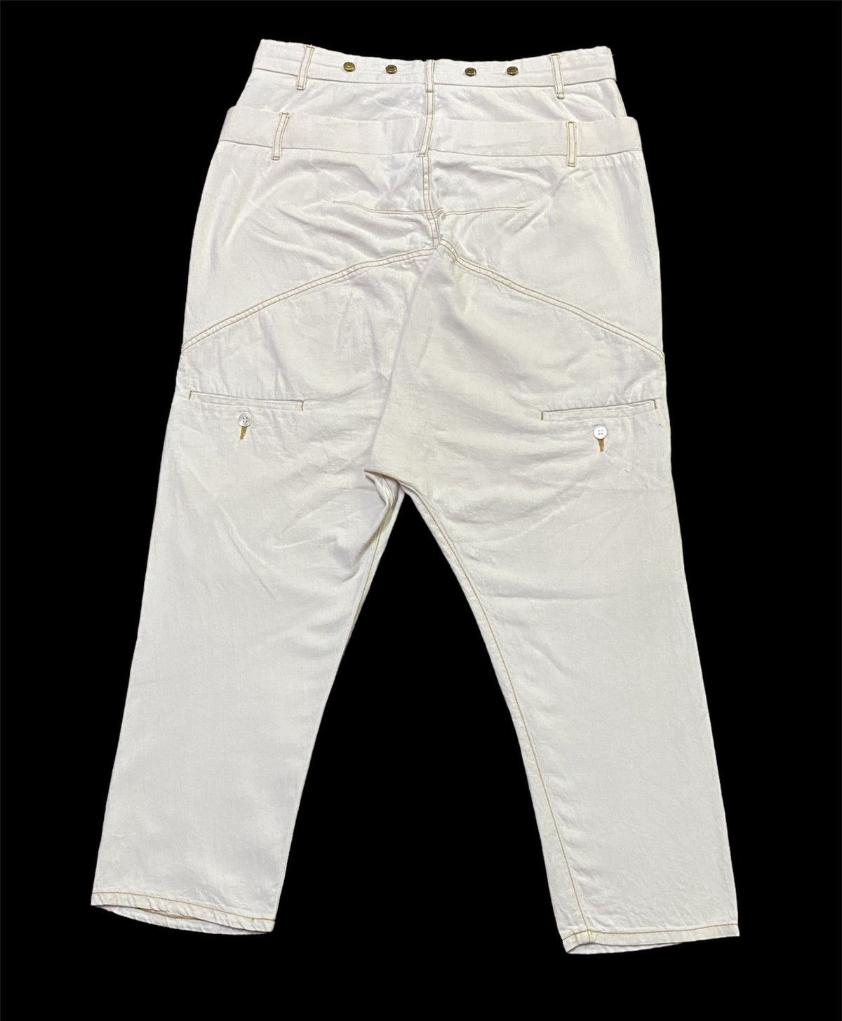 mercibeaucoup Mercibeaucoup Drop Crotch Trousers Pants Size US 34 / EU 50 - 3 Thumbnail