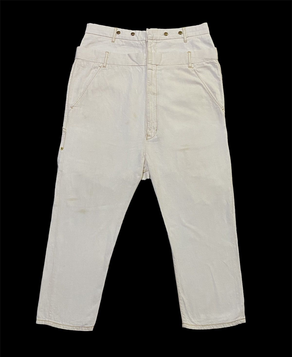 mercibeaucoup Mercibeaucoup Drop Crotch Trousers Pants Size US 34 / EU 50 - 2 Thumbnail