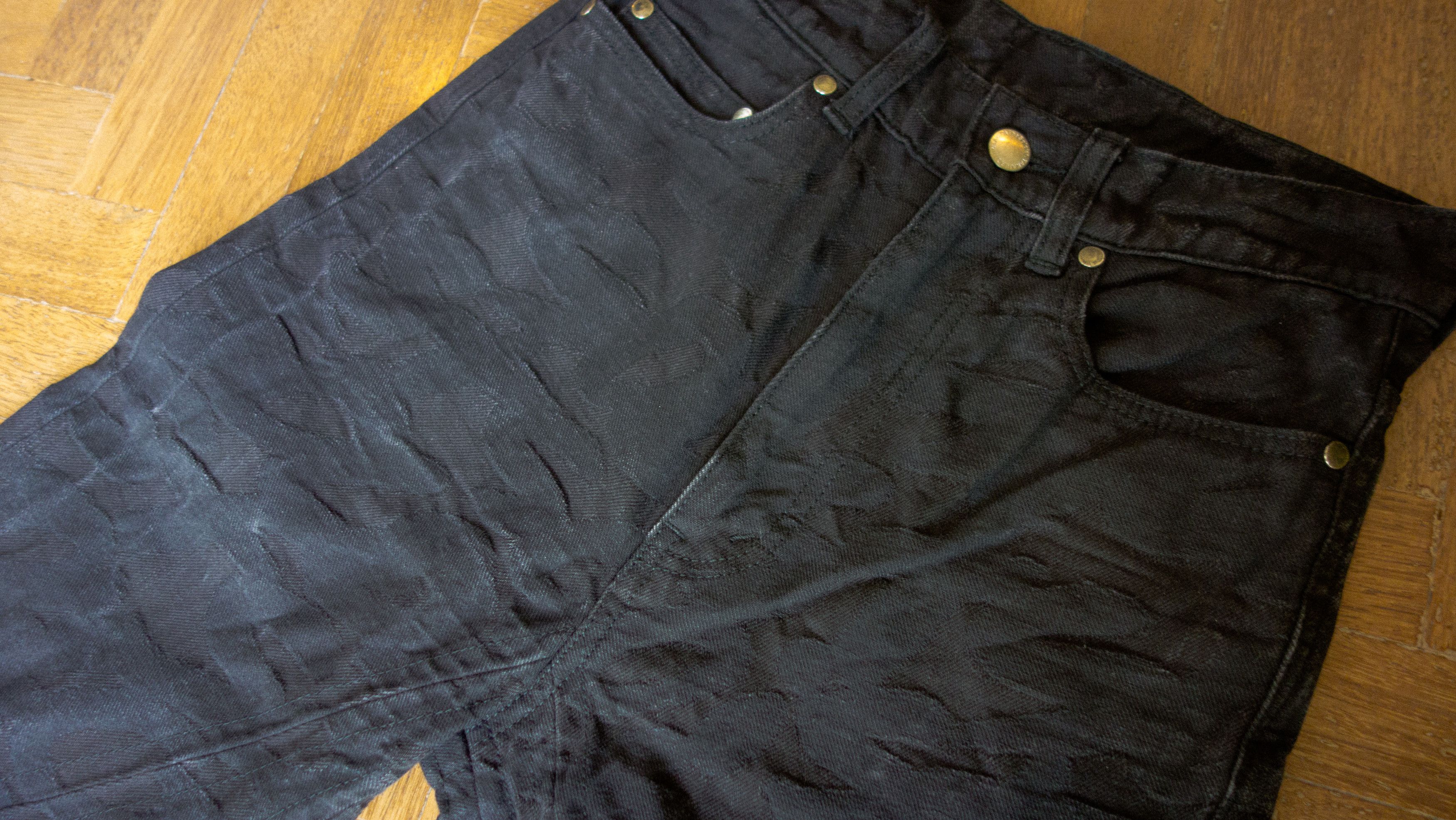 Takahiromiyashita The Soloist. SS17 Soloist Jacquard Text Zipper Pants (Black) Size US 26 / EU 42 - 3 Thumbnail