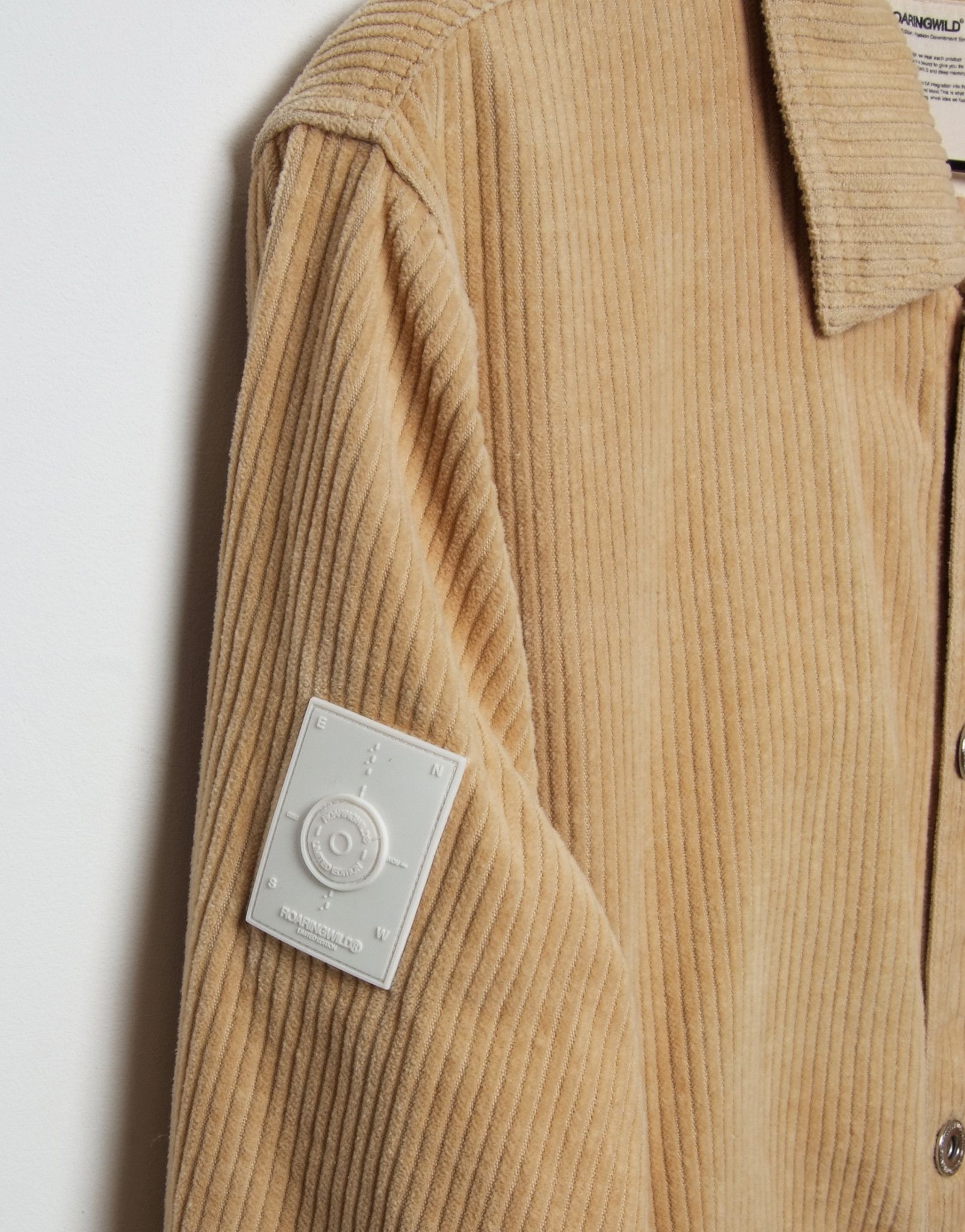 Japanese Brand Roaring Wild Corduroy Beige Jacket UNDERGROUND COUTURE RARE Size US M / EU 48-50 / 2 - 7 Thumbnail