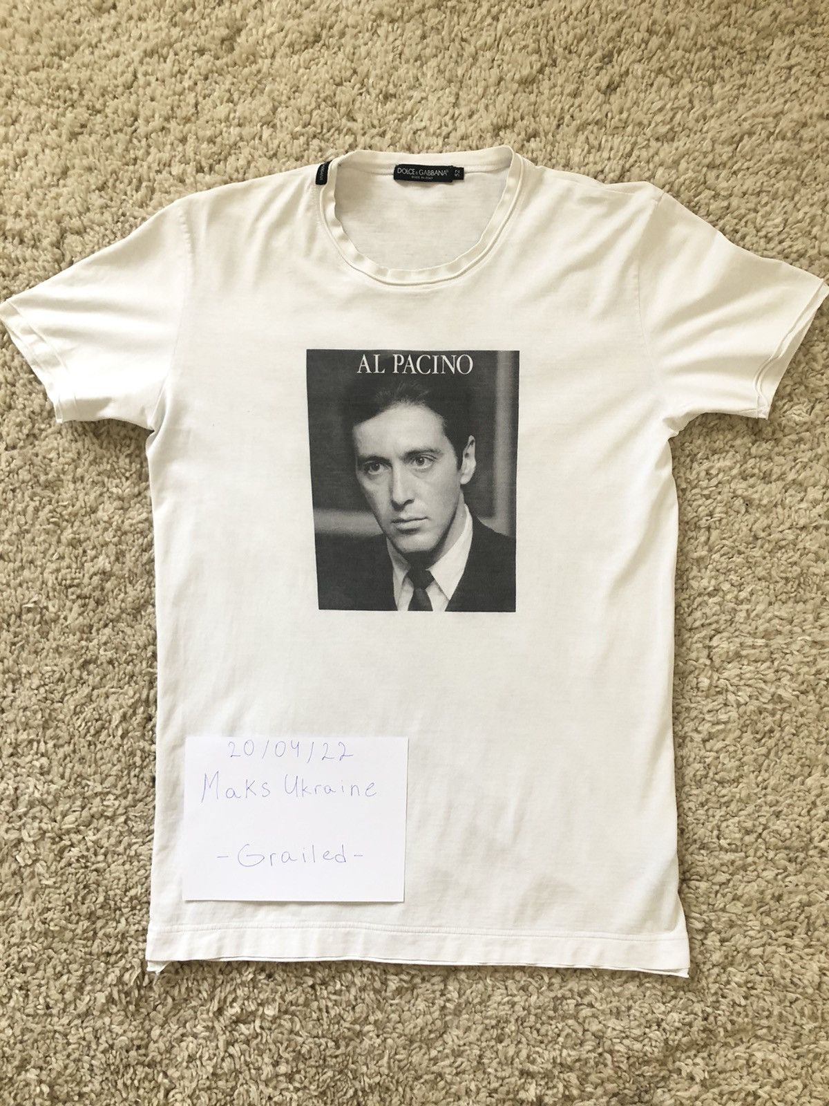 おすすめポイント DOLCE&GABBANA SCARFACE AL PACINO Tshirt② - トップス