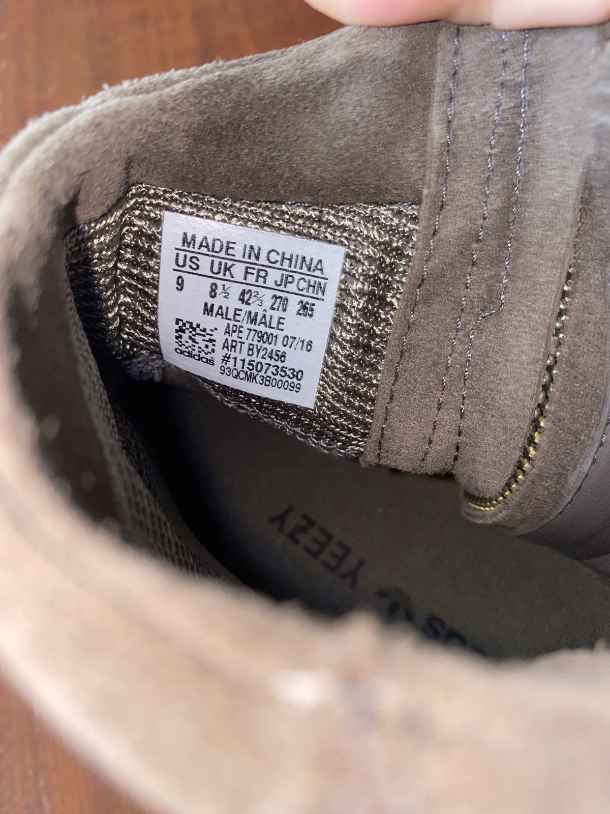 Adidas × Kanye West Yeezy Boost 750 Chocolate 2016 Size US 9 / EU 42 - 6 Thumbnail