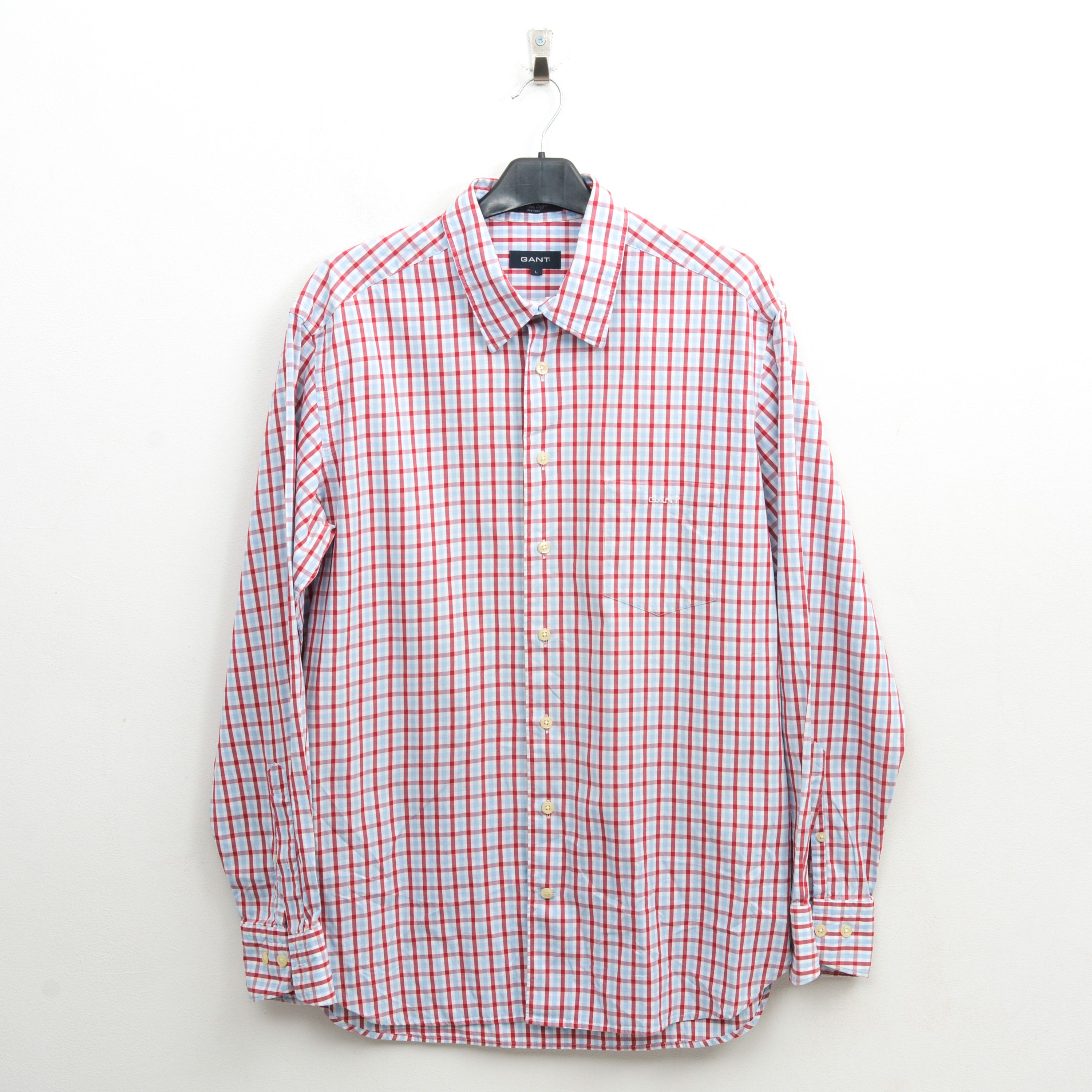 Peak Performance Casual Slim Shirt Check Tartan Long Sleeve Button Top Size US XL / EU 56 / 4 - 1 Thumbnail