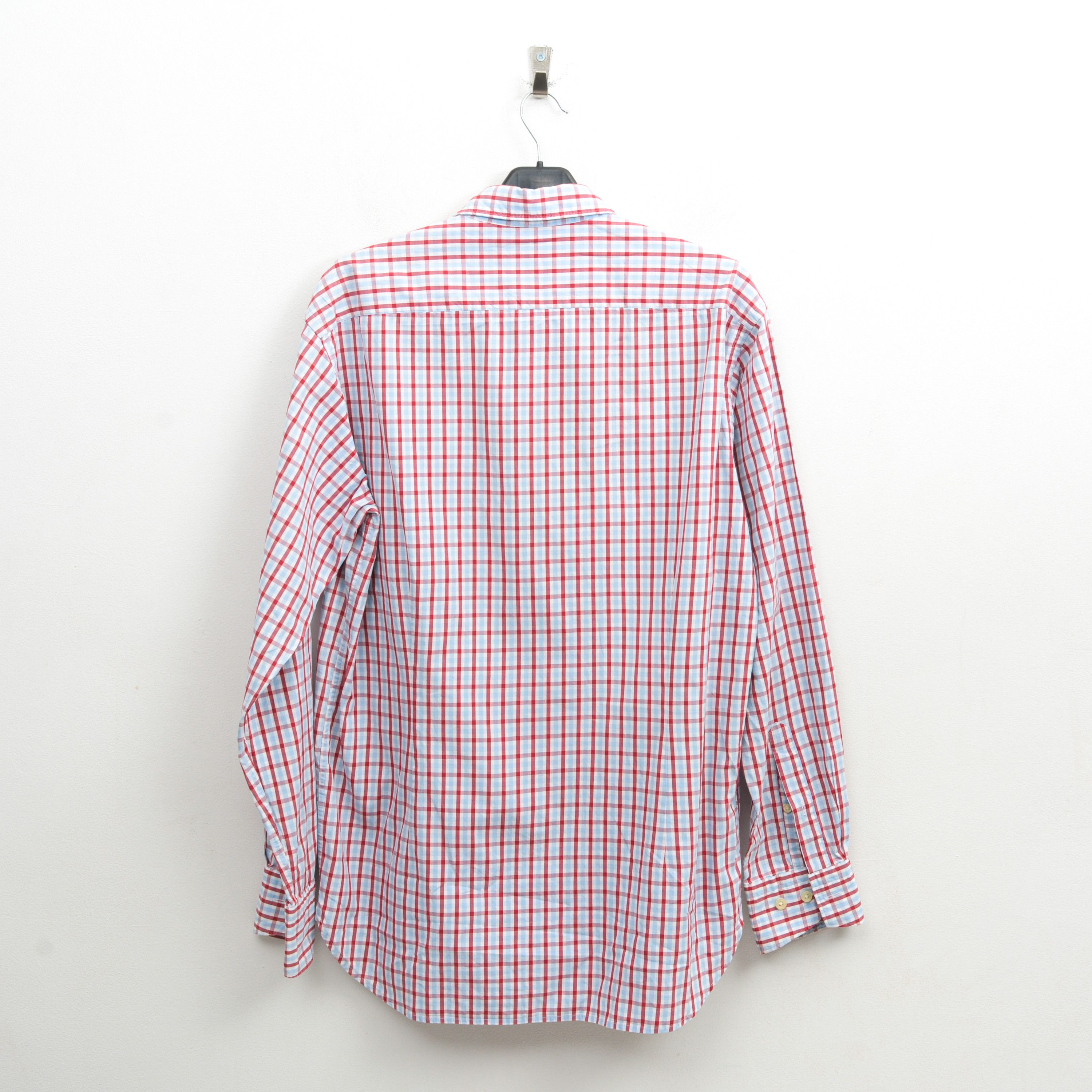 Peak Performance Casual Slim Shirt Check Tartan Long Sleeve Button Top Size US XL / EU 56 / 4 - 6 Thumbnail
